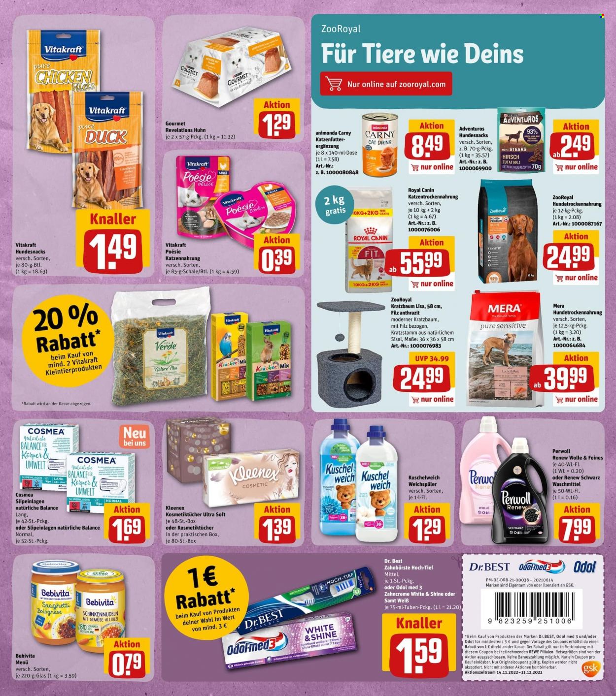 REWE Prospekte  - 14.11.2022 - 19.11.2022. Seite 23
