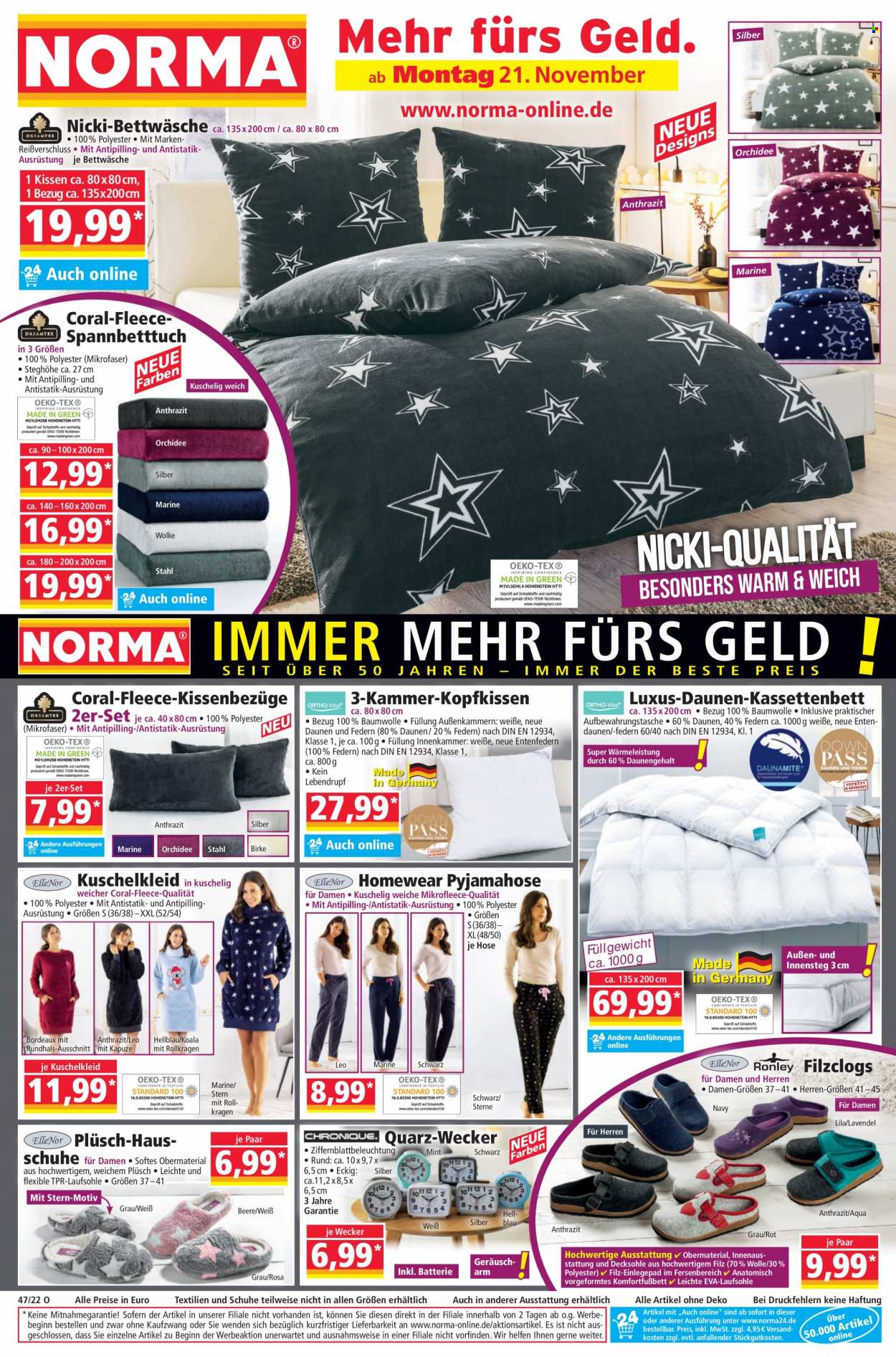 Norma Prospekte  - 21.11.2022 - 27.11.2022. Seite 1