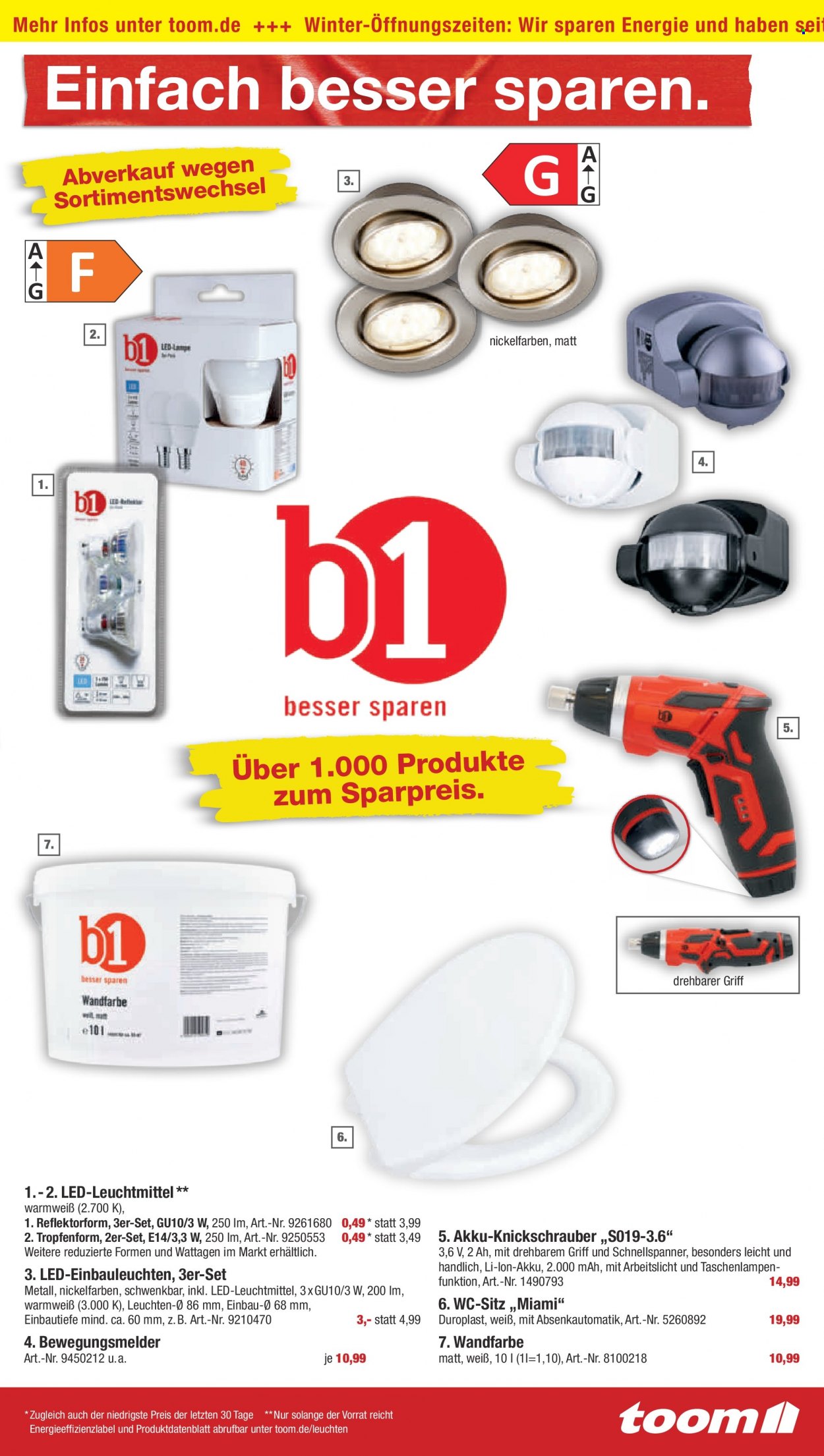 toom Baumarkt Prospekte  - 19.11.2022 - 25.11.2022. Seite 17