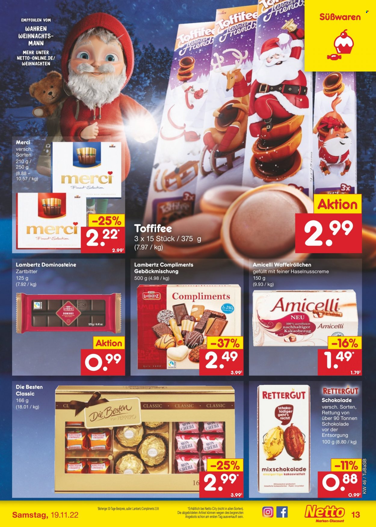 Netto Marken-Discount Prospekte  - 14.11.2022 - 19.11.2022. Seite 13
