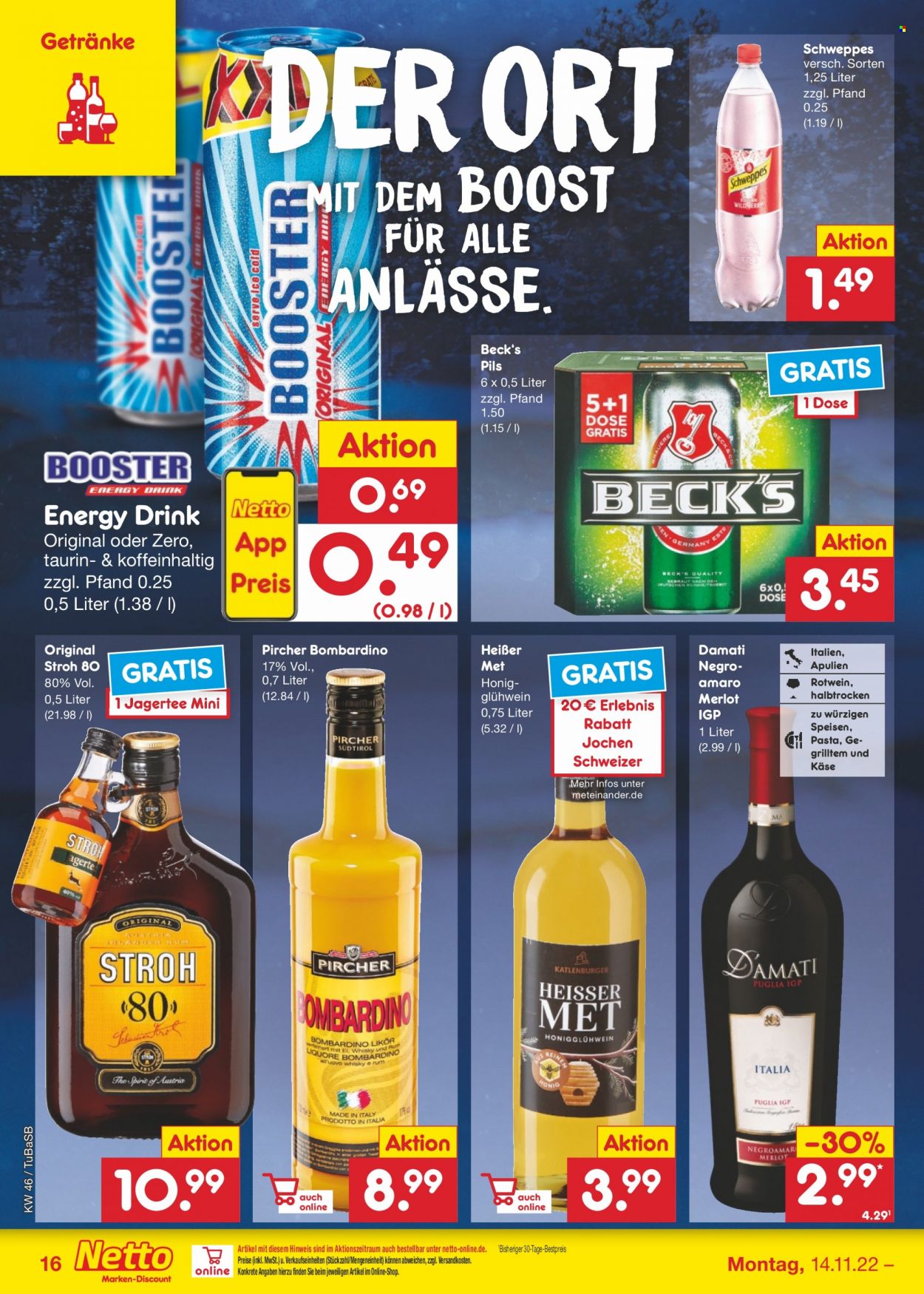 Netto Marken-Discount Prospekte  - 14.11.2022 - 19.11.2022. Seite 16