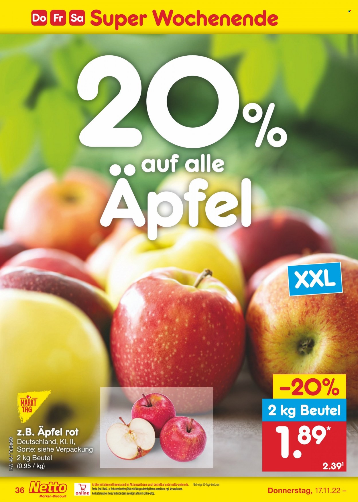 Netto Marken-Discount Prospekte  - 14.11.2022 - 19.11.2022. Seite 36