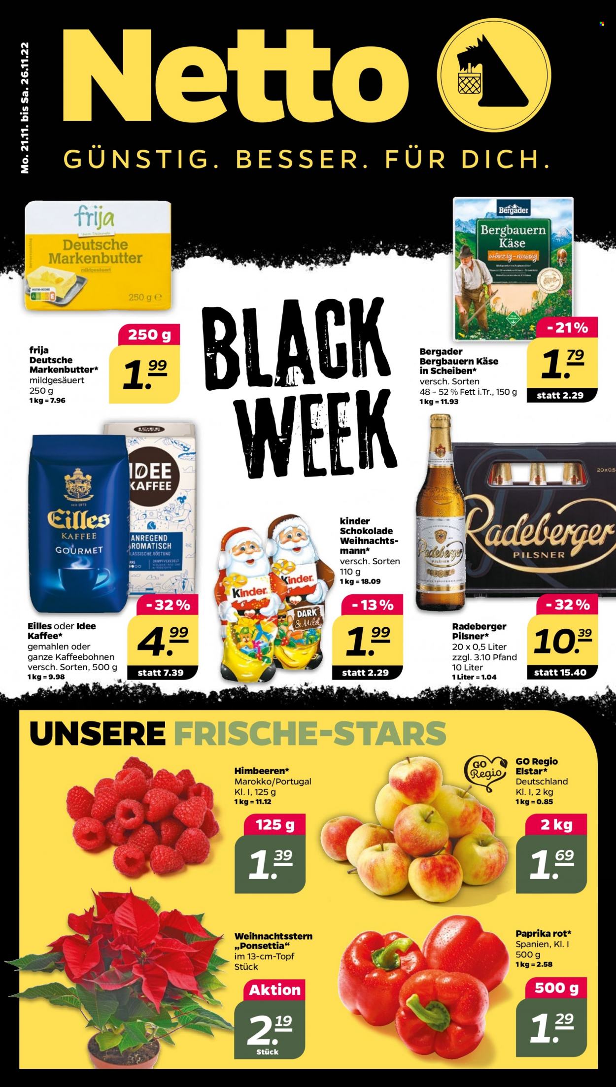Netto Prospekte  - 21.11.2022 - 26.11.2022. Seite 1