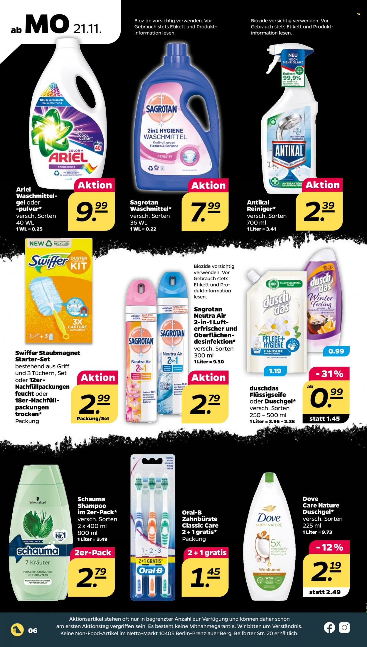 Netto Prospekte  - 21.11.2022 - 26.11.2022. Seite 6