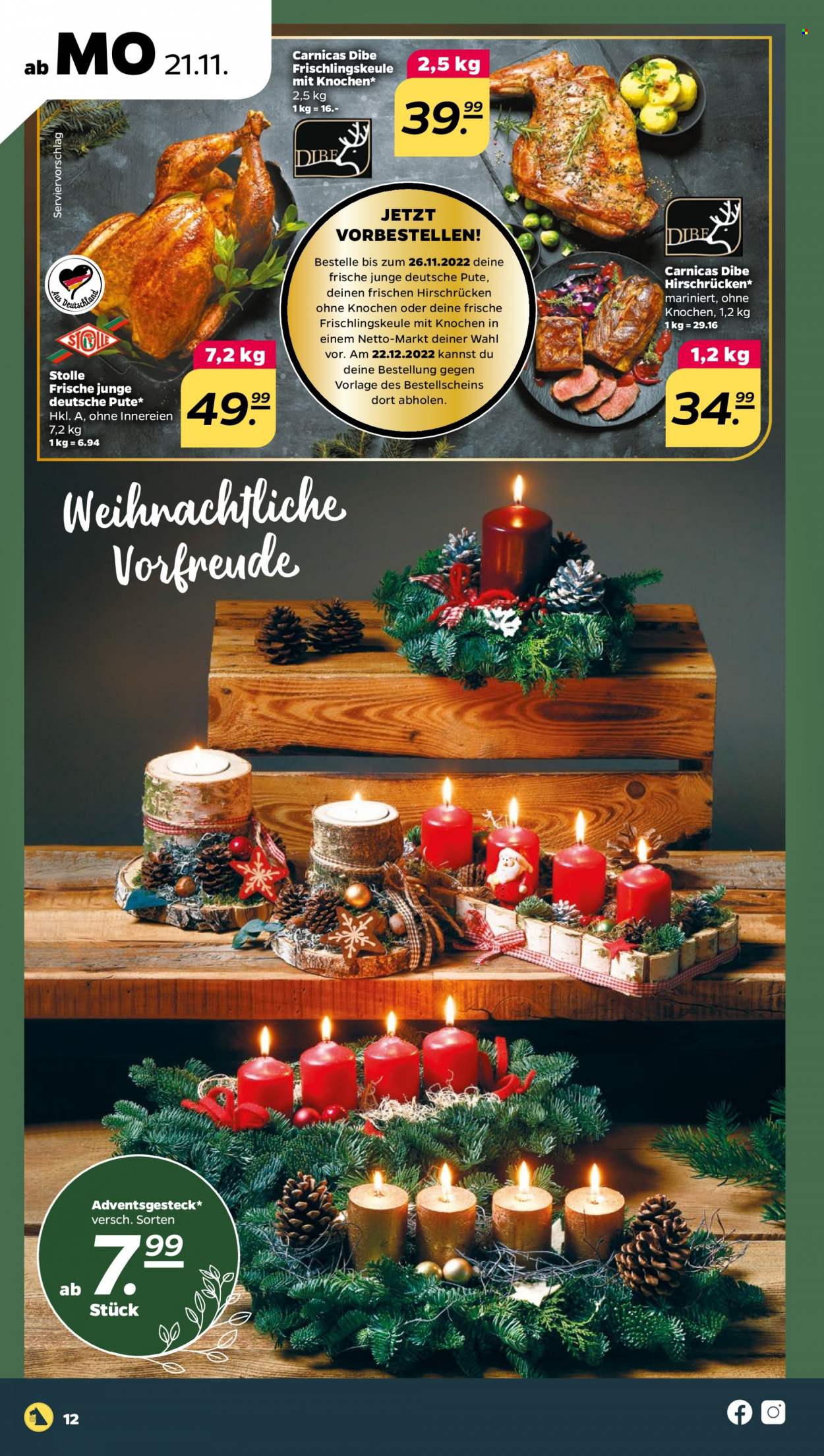 Netto Prospekte  - 21.11.2022 - 26.11.2022. Seite 12
