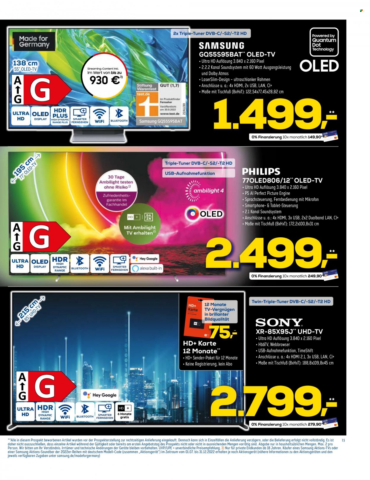 Euronics Prospekte  - 16.11.2022 - 22.11.2022. Seite 15