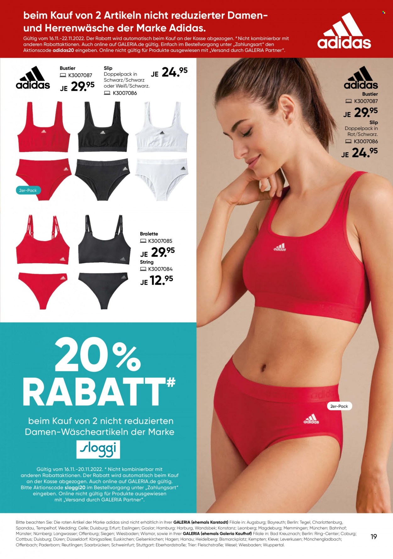 GALERIA Karstadt Kaufhof Prospekte  - 16.11.2022 - 22.11.2022. Seite 19