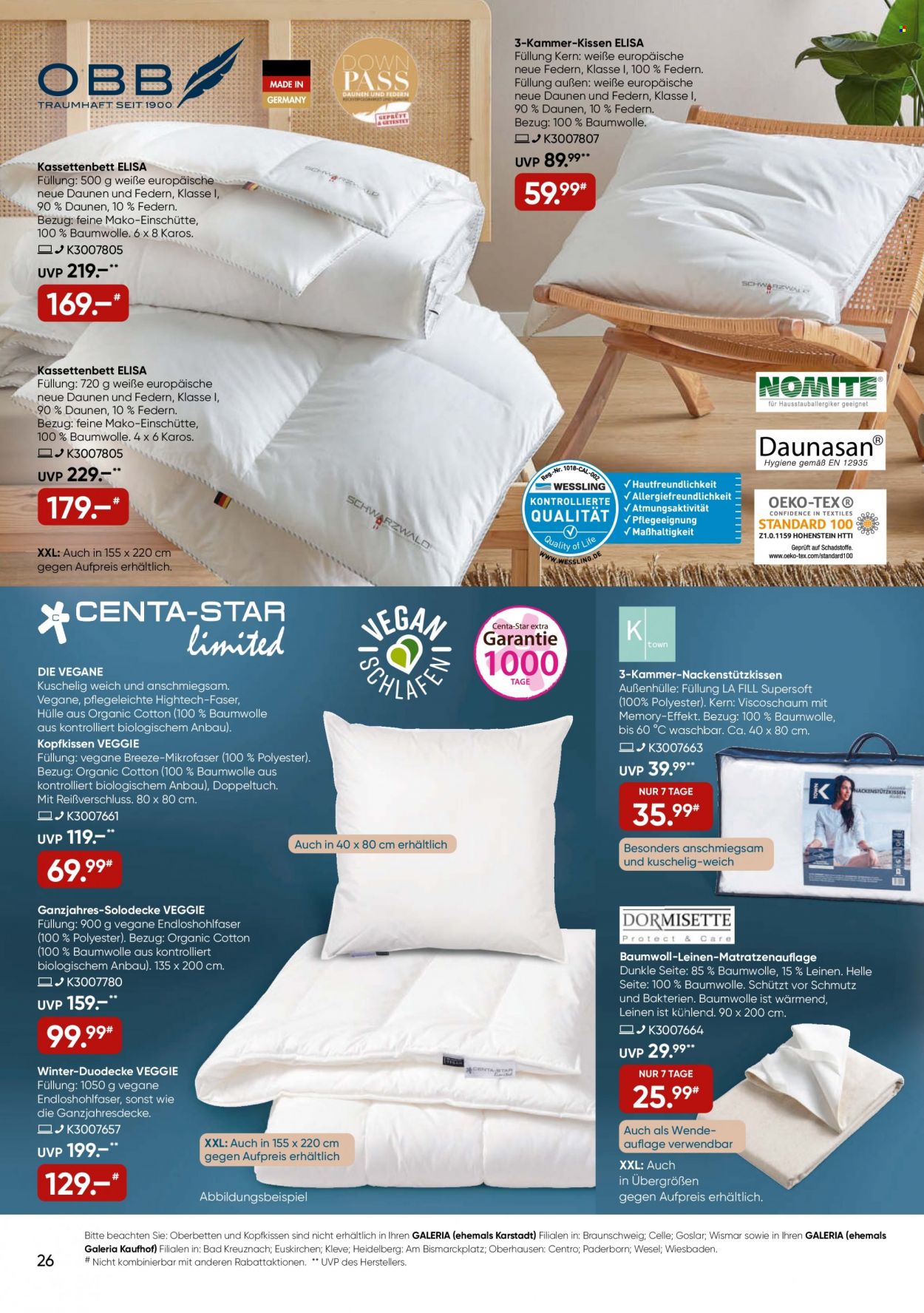 GALERIA Karstadt Kaufhof Prospekte  - 16.11.2022 - 22.11.2022. Seite 26