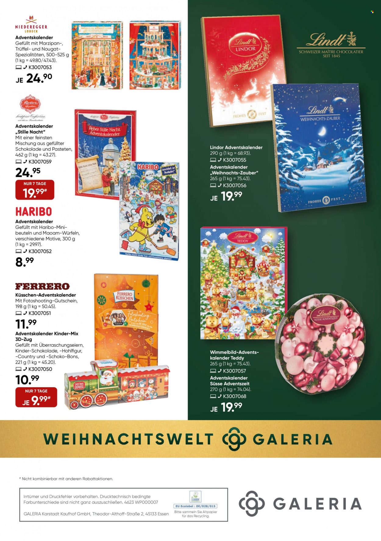 GALERIA Karstadt Kaufhof Prospekte  - 16.11.2022 - 22.11.2022. Seite 44