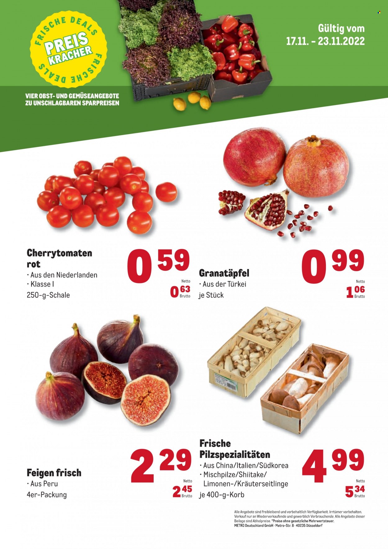 Metro Prospekte  - 17.11.2022 - 23.11.2022. Seite 1