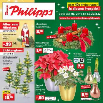 Prospekte Thomas Philipps - 21.11.2022 - 26.11.2022.