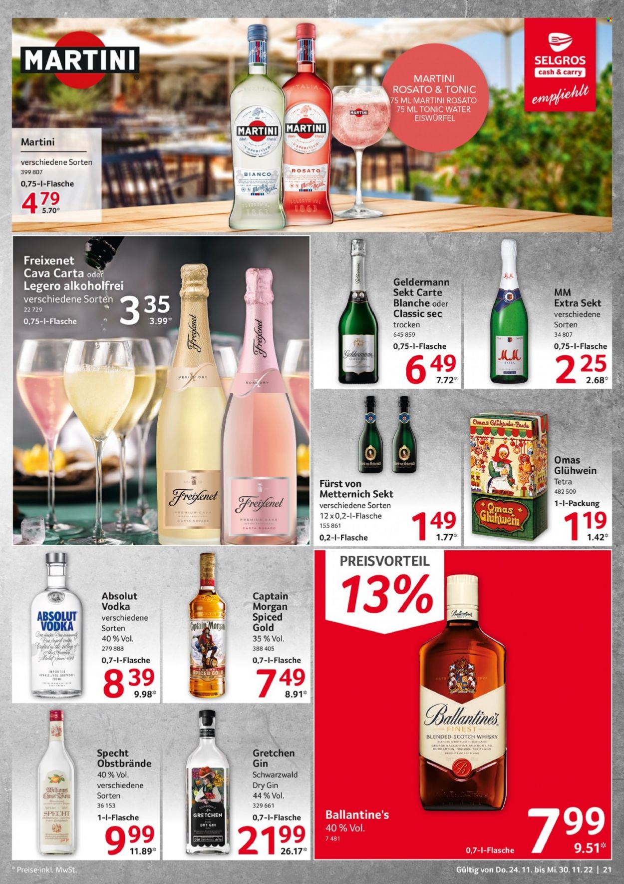 Selgros Prospekte  - 24.11.2022 - 30.11.2022. Seite 21