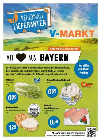 Prospekte V-Markt - 24.11.2022 - 30.11.2022.