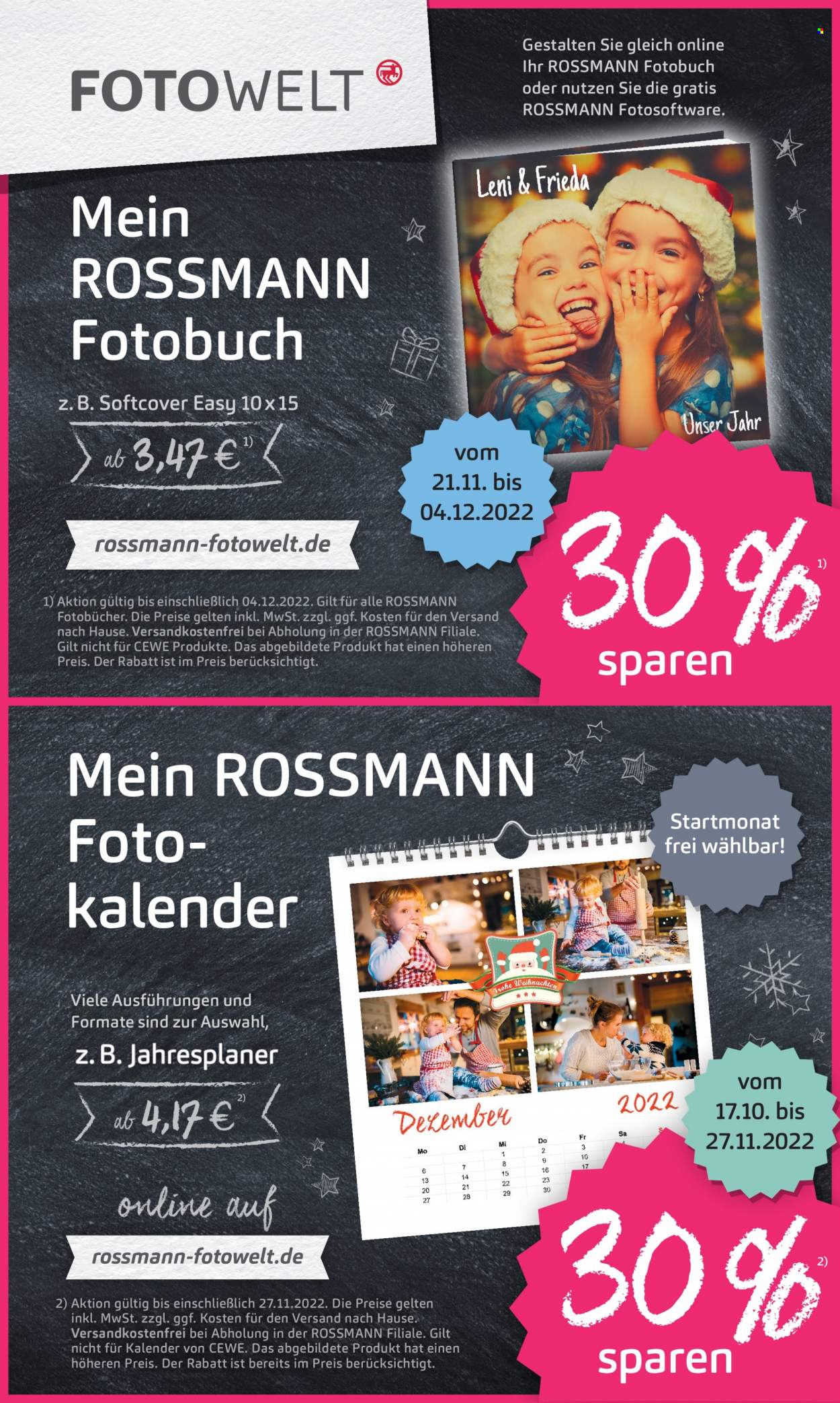 Rossmann Prospekte  - 19.11.2022 - 2.12.2022. Seite 4