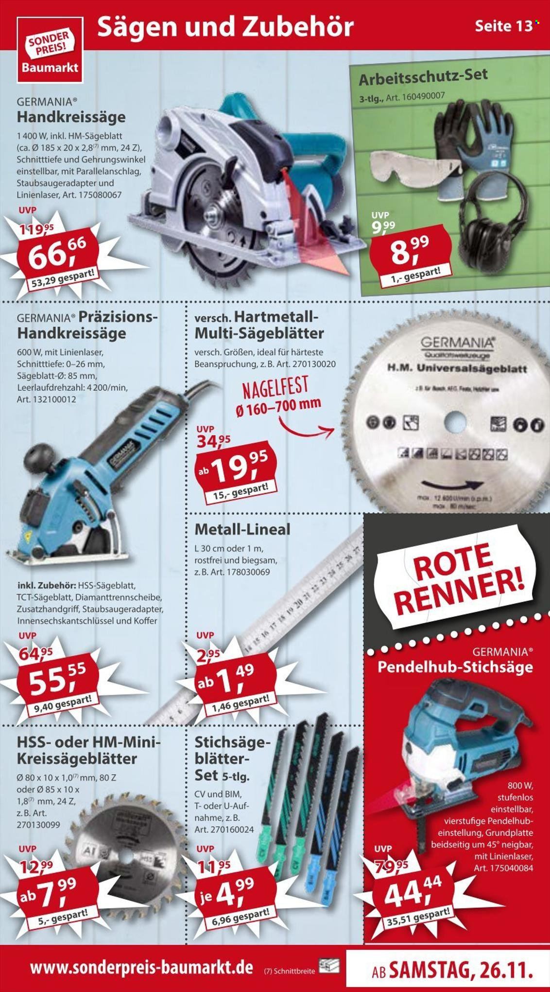Sonderpreis-Baumarkt Prospekte  - 26.11.2022 - 2.12.2022. Seite 13