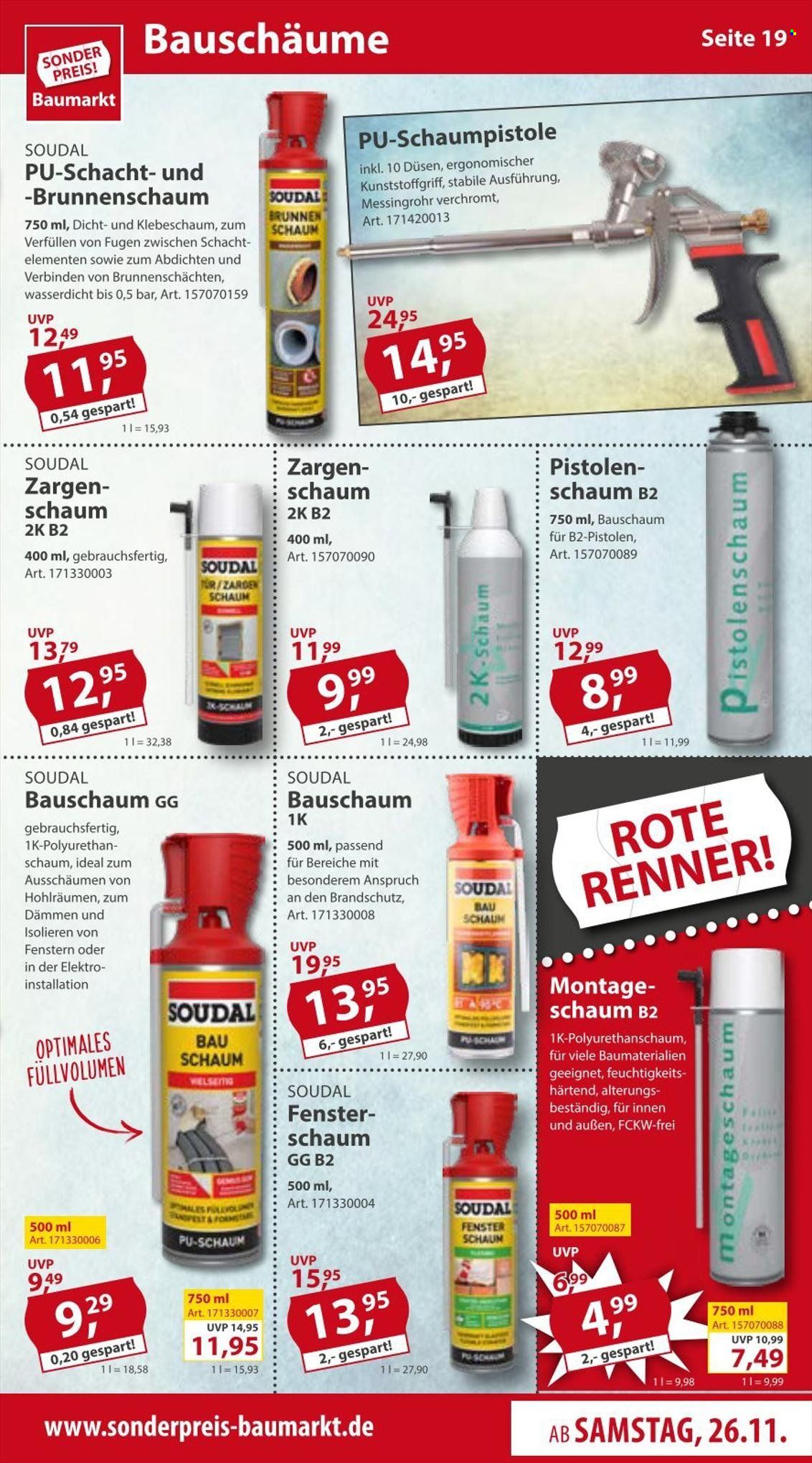 Sonderpreis-Baumarkt Prospekte  - 26.11.2022 - 2.12.2022. Seite 19