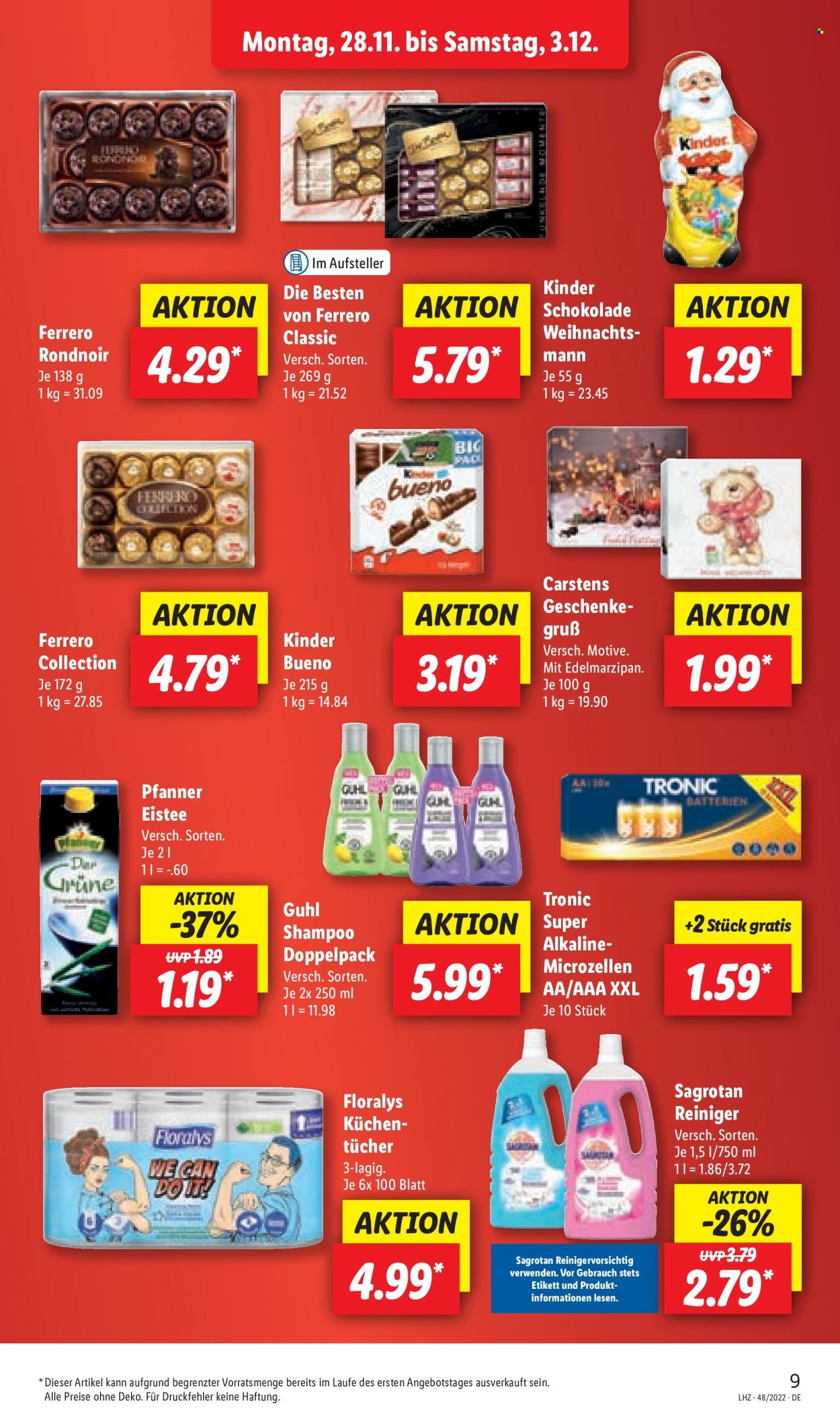 Lidl Prospekte  - 26.11.2022 - 26.11.2022. Seite 9
