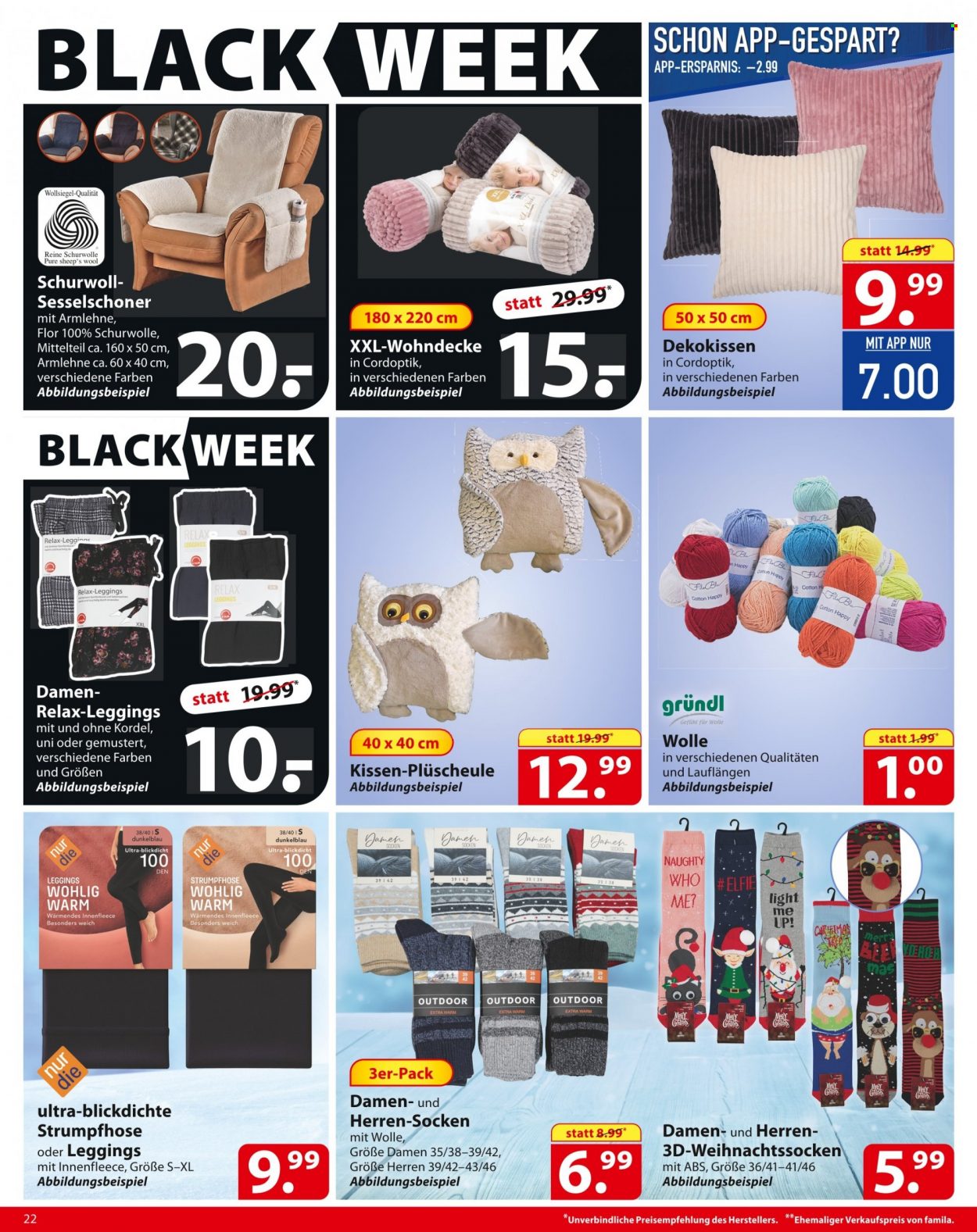 famila Prospekte  - 21.11.2022 - 26.11.2022. Seite 22