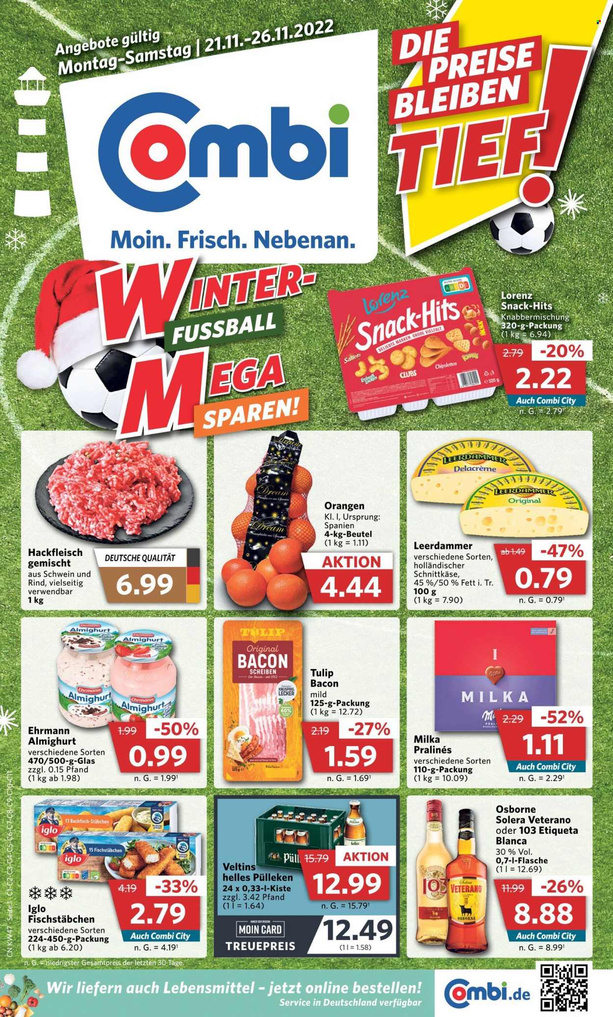 Combi Prospekte  - 21.11.2022 - 26.11.2022. Seite 1