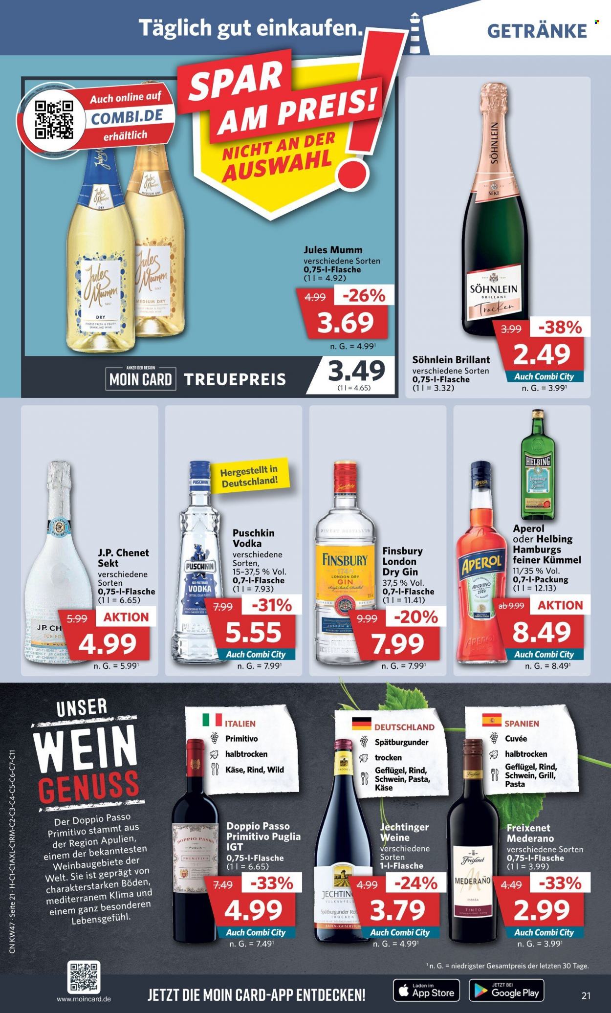 Combi Prospekte  - 21.11.2022 - 26.11.2022. Seite 21