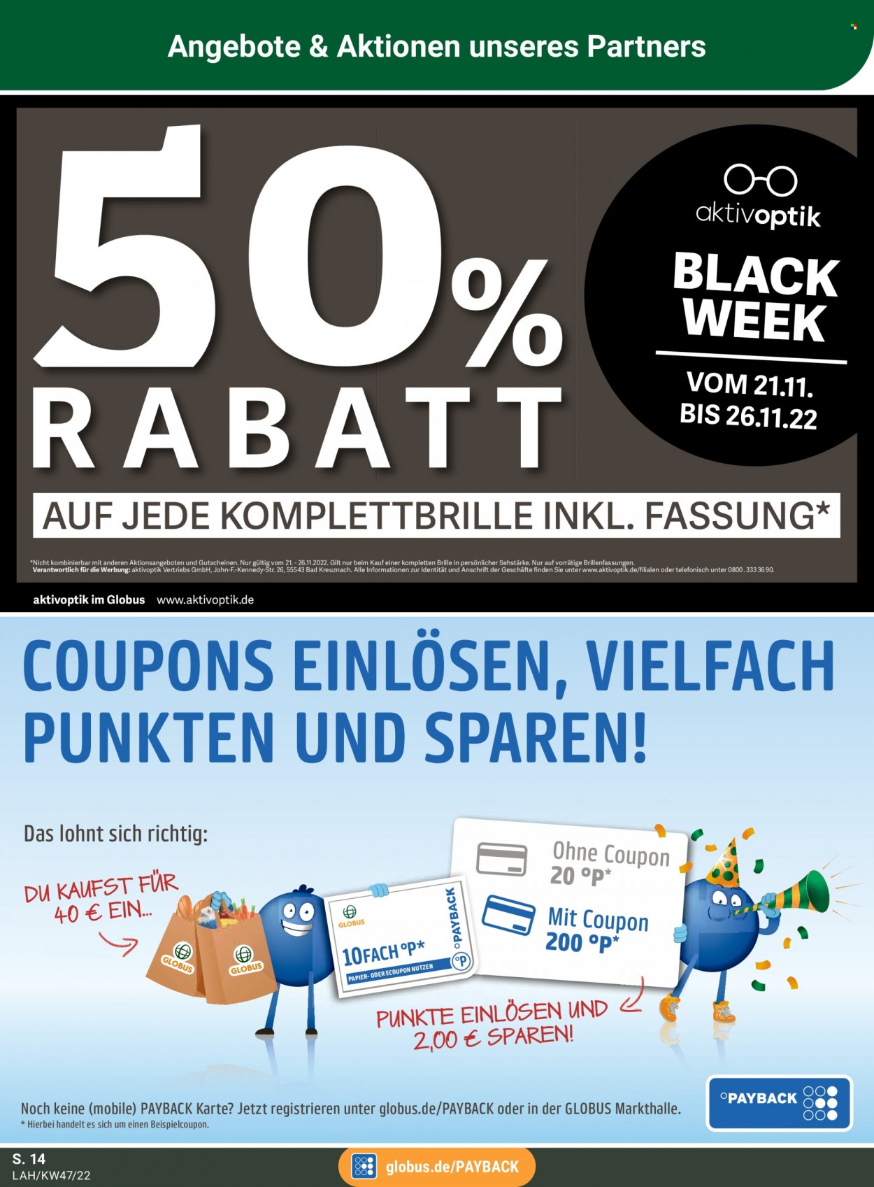 Globus Prospekte  - 21.11.2022 - 26.11.2022. Seite 16