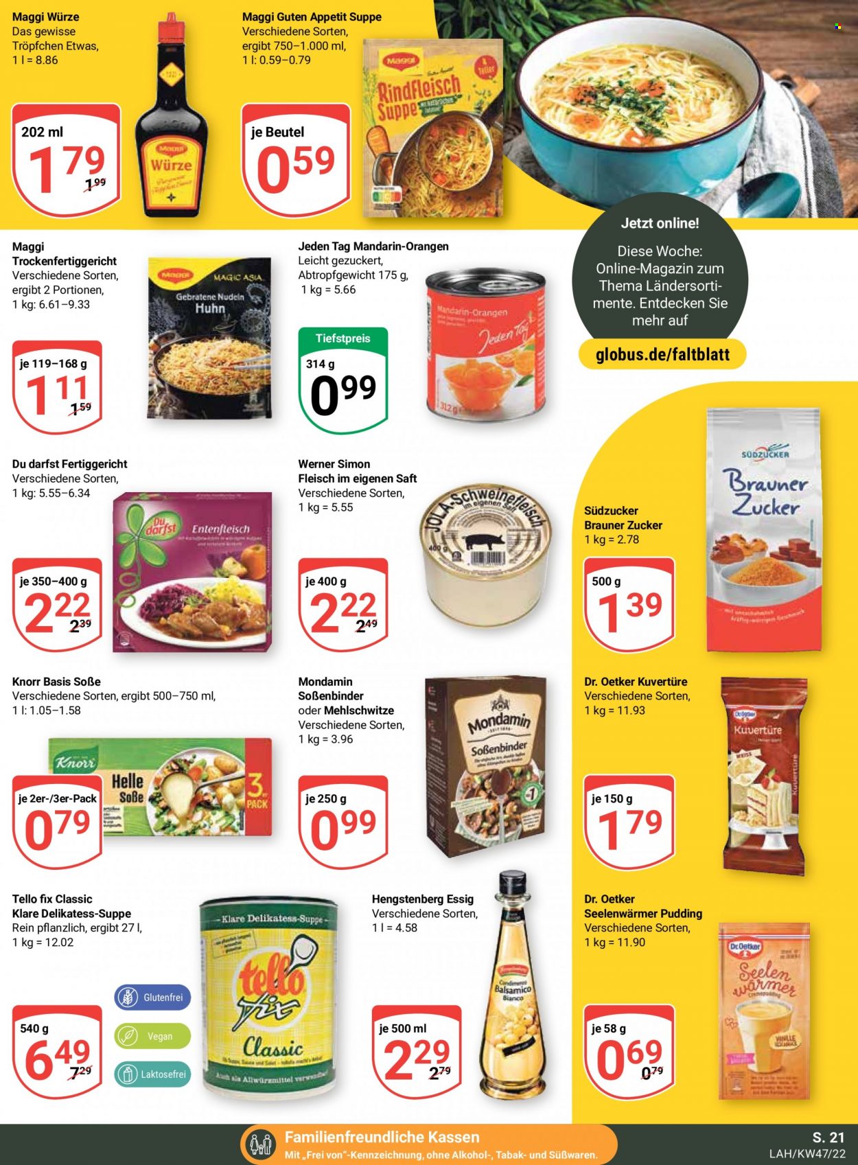 Globus Prospekte  - 21.11.2022 - 26.11.2022. Seite 23