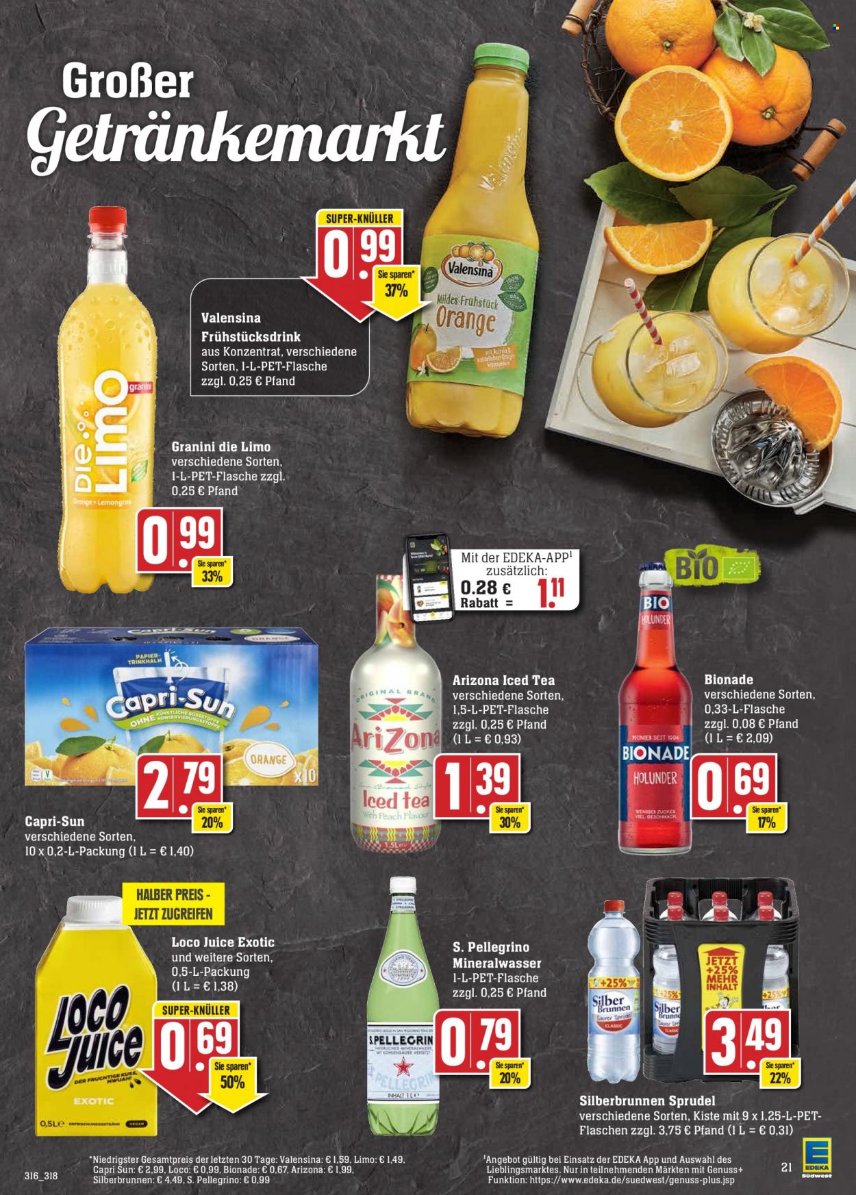 Edeka Prospekte  - 21.11.2022 - 26.11.2022. Seite 21