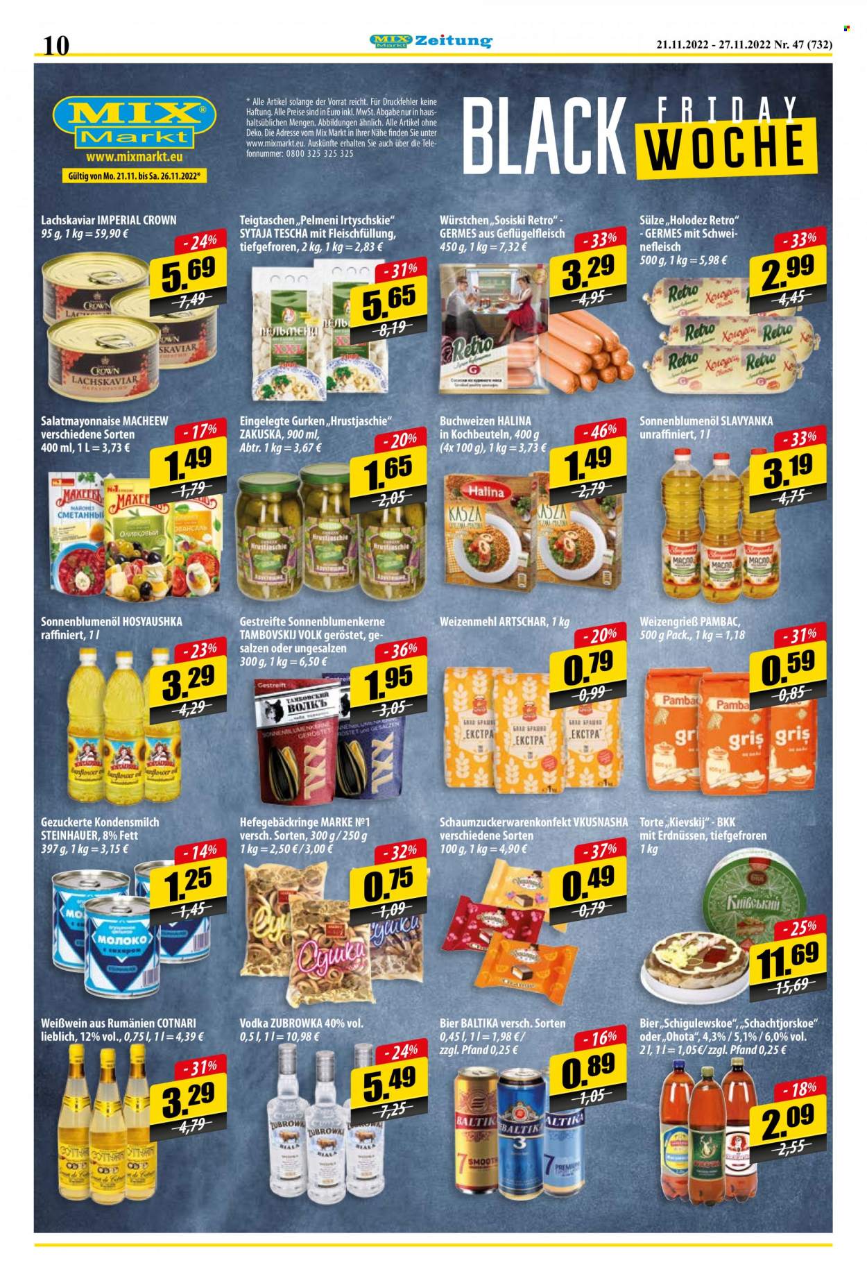 Mix Markt Prospekte  - 21.11.2022 - 27.11.2022. Seite 3