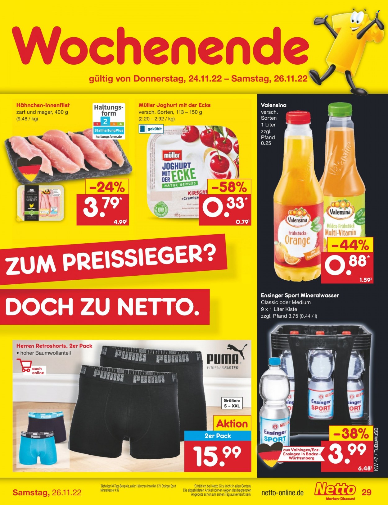 Netto Marken-Discount Prospekte  - 21.11.2022 - 26.11.2022. Seite 29