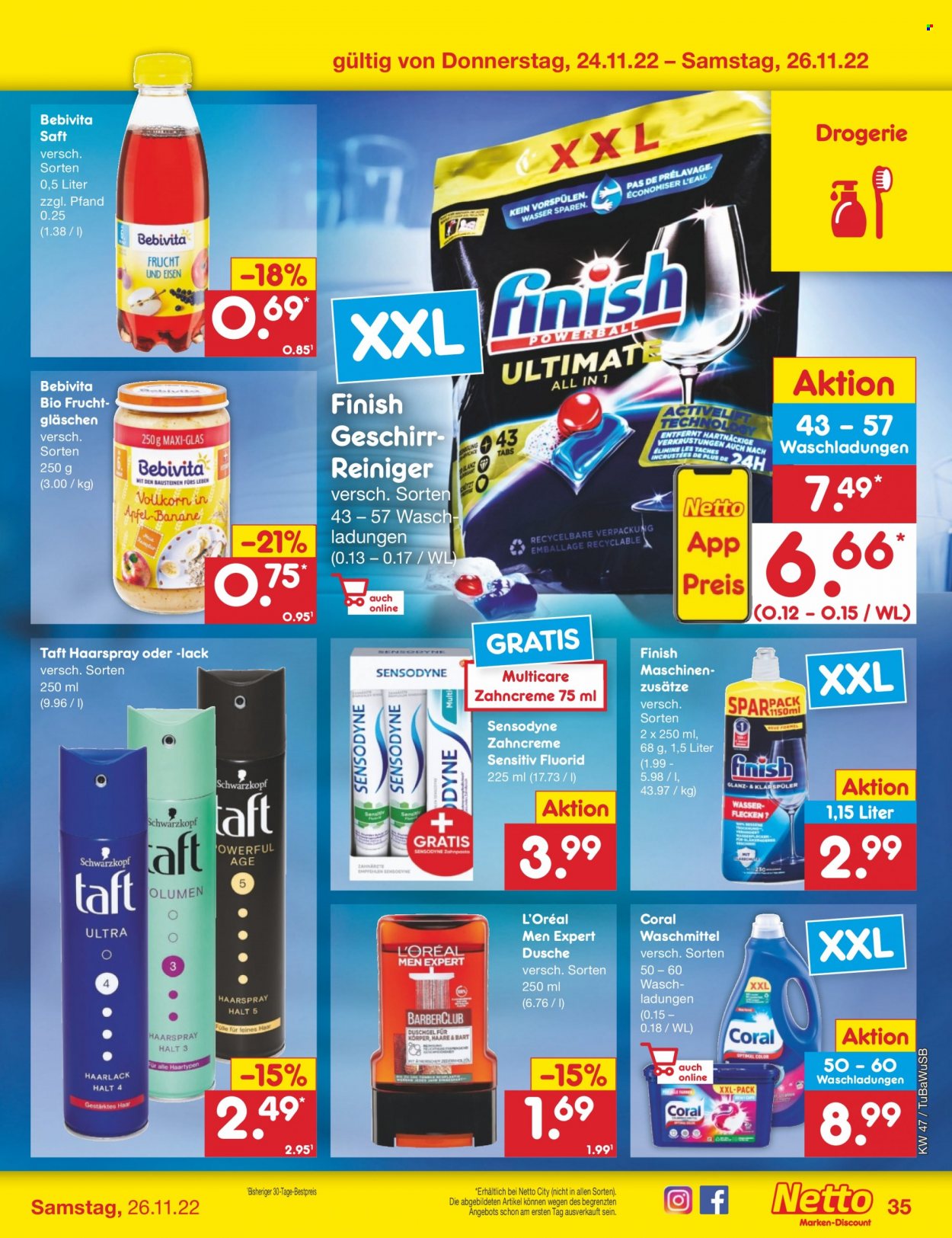 Netto Marken-Discount Prospekte  - 21.11.2022 - 26.11.2022. Seite 35