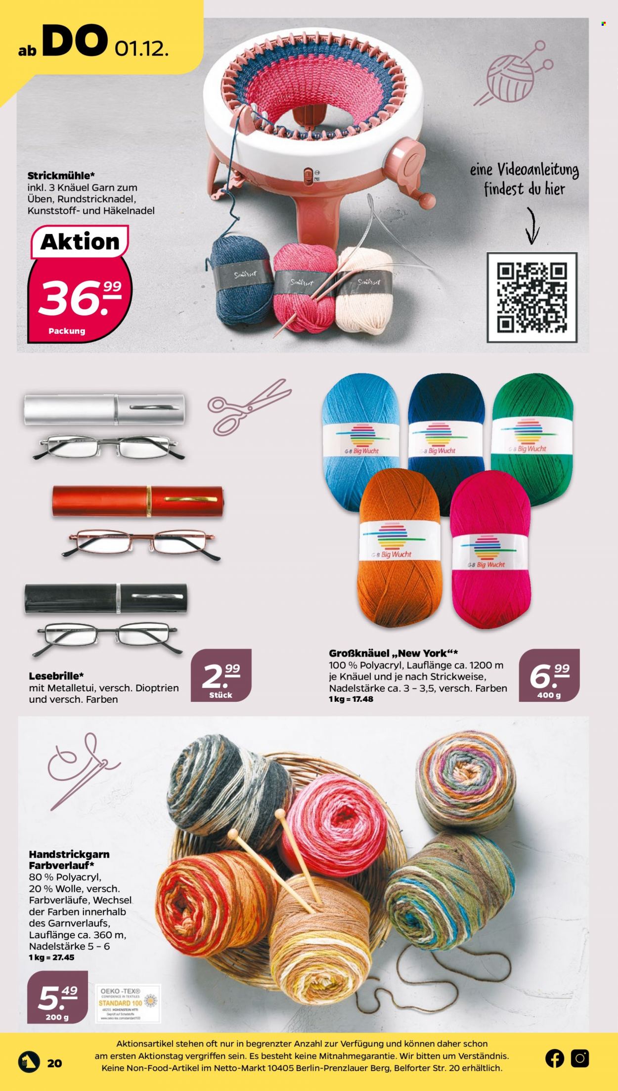 Netto Prospekte  - 28.11.2022 - 3.12.2022. Seite 20
