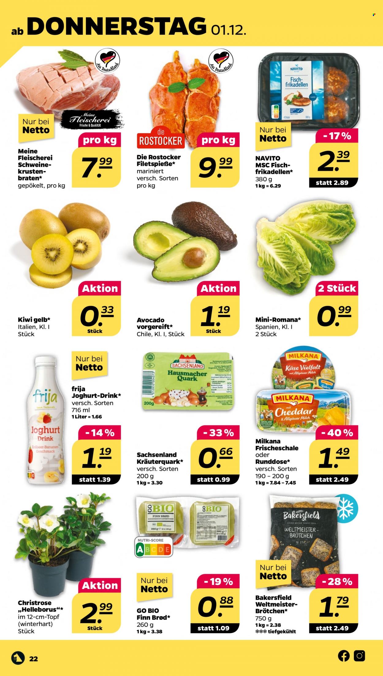 Netto Prospekte  - 28.11.2022 - 3.12.2022. Seite 22