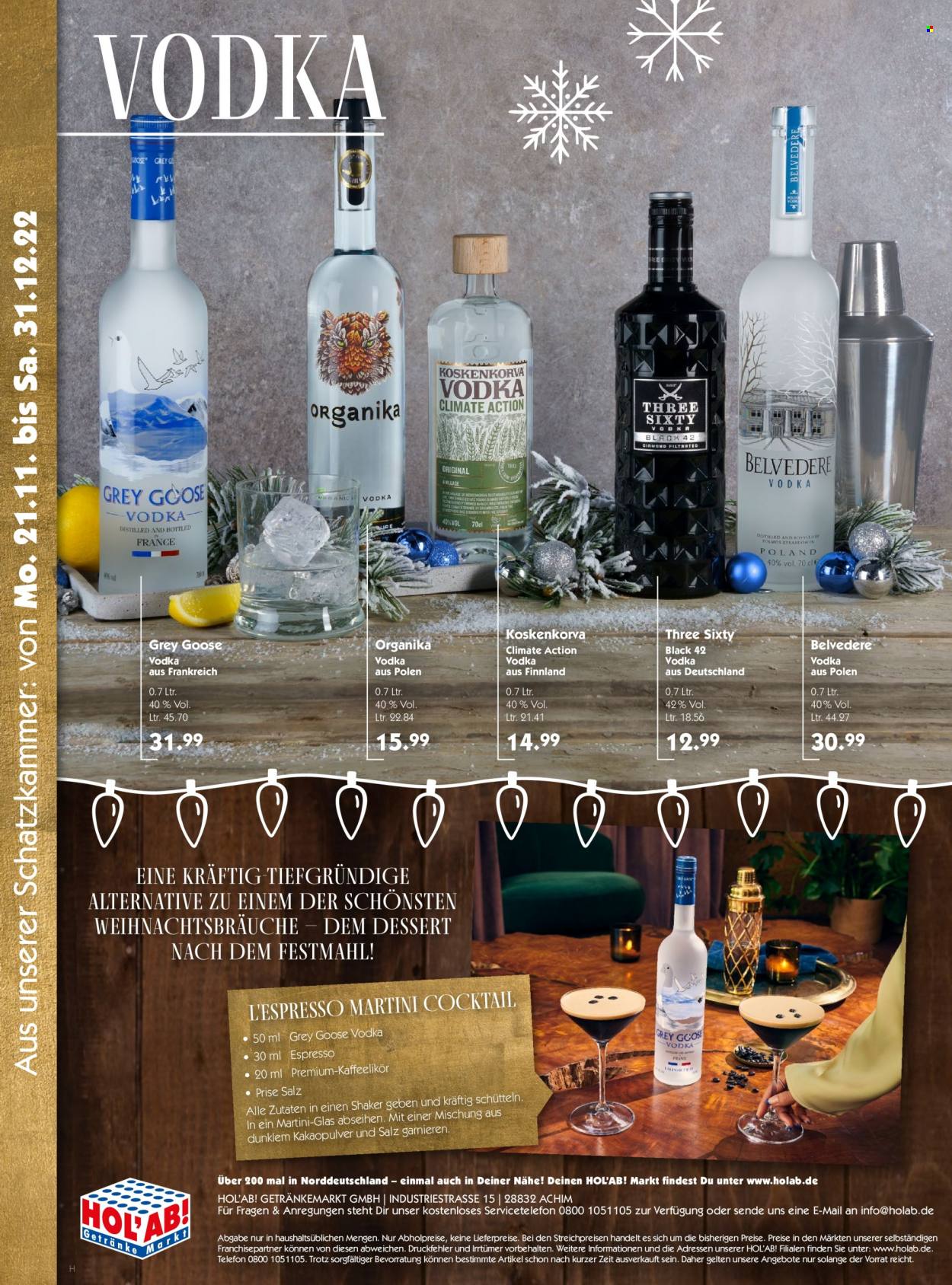 Hol'ab! Getränkemarkt Prospekte  - 21.11.2022 - 31.12.2022. Seite 8