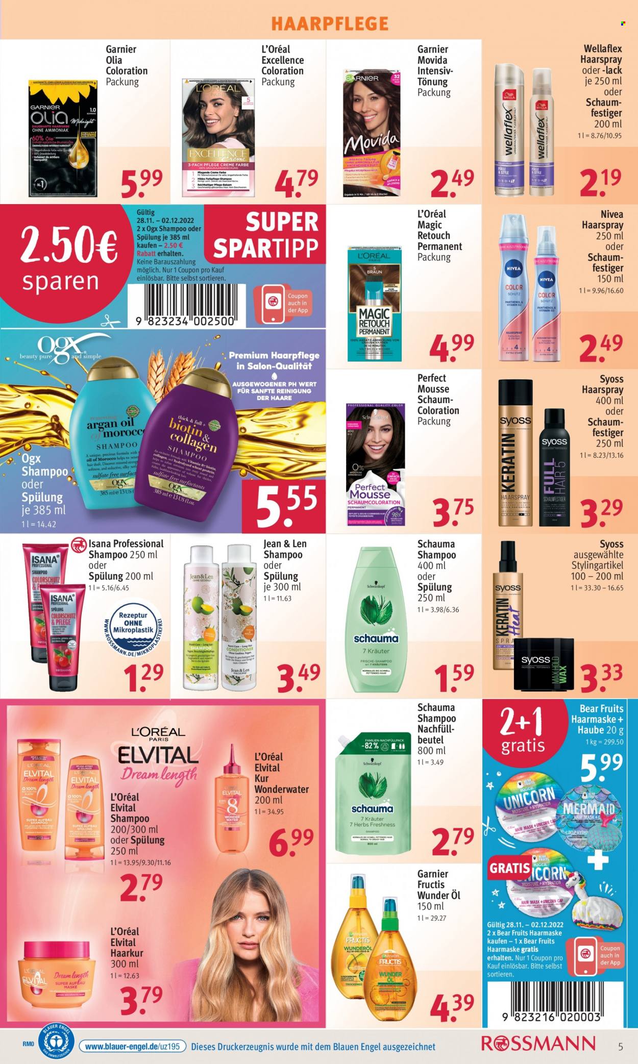 Rossmann Prospekte  - 28.11.2022 - 2.12.2022. Seite 5