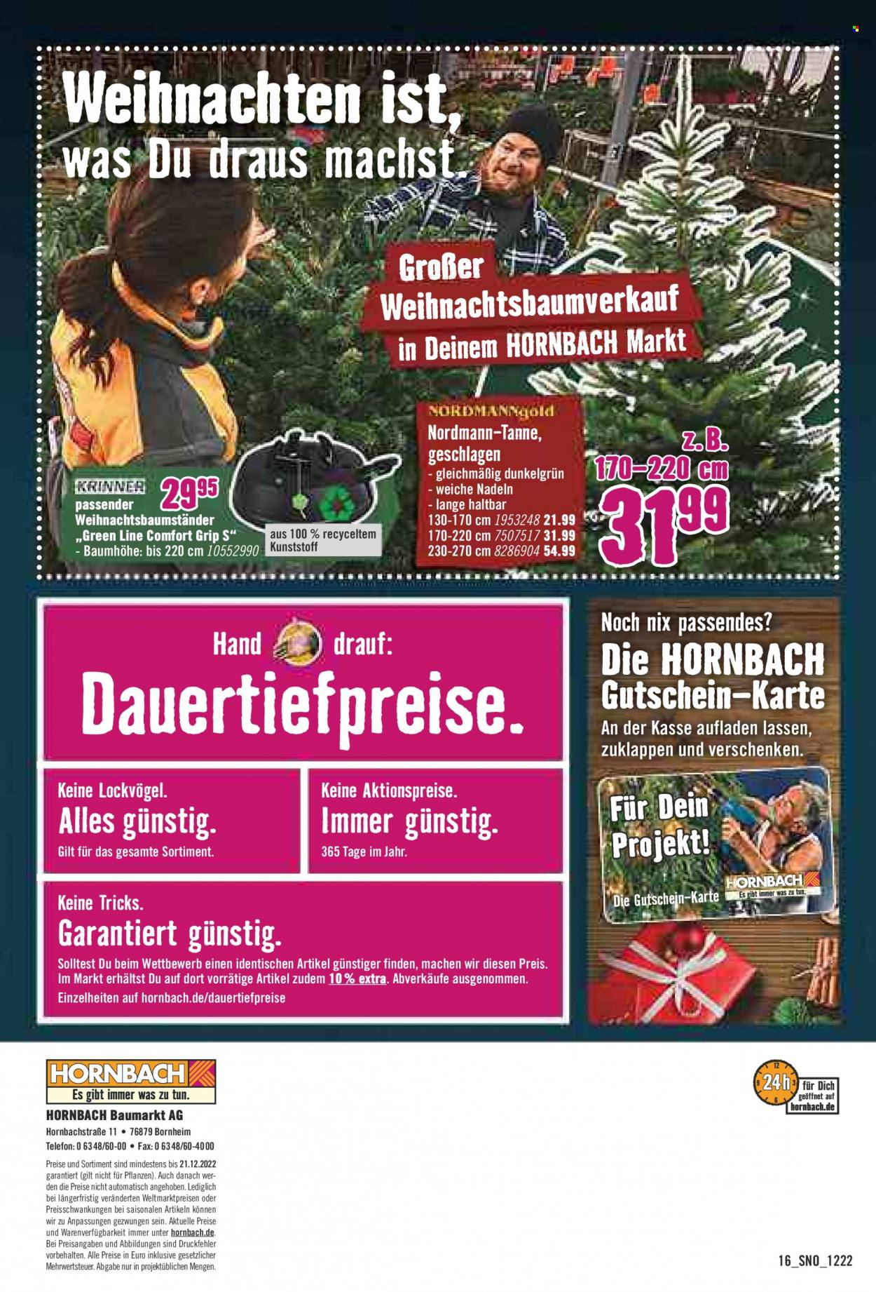 Hornbach Prospekte  - 24.11.2022 - 21.12.2022. Seite 16