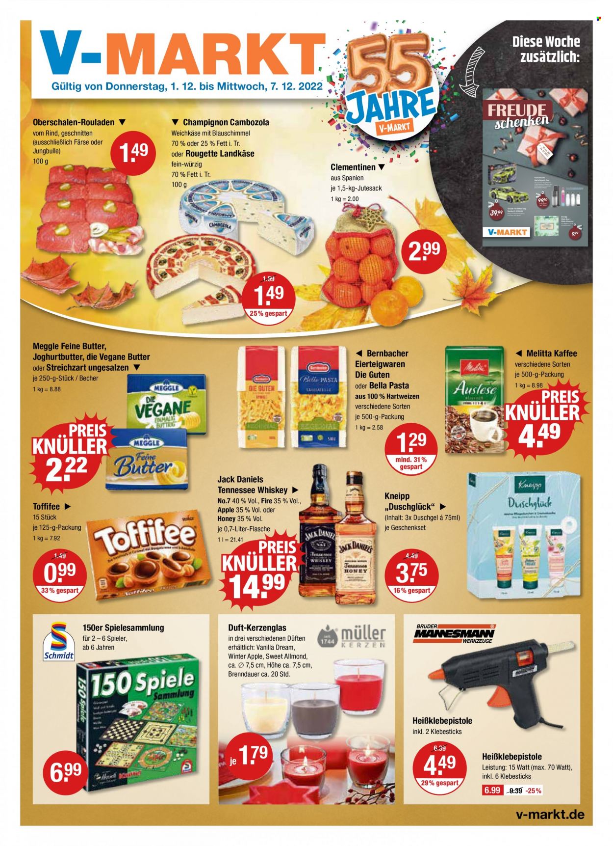 V-Markt Prospekte  - 1.12.2022 - 7.12.2022. Seite 1