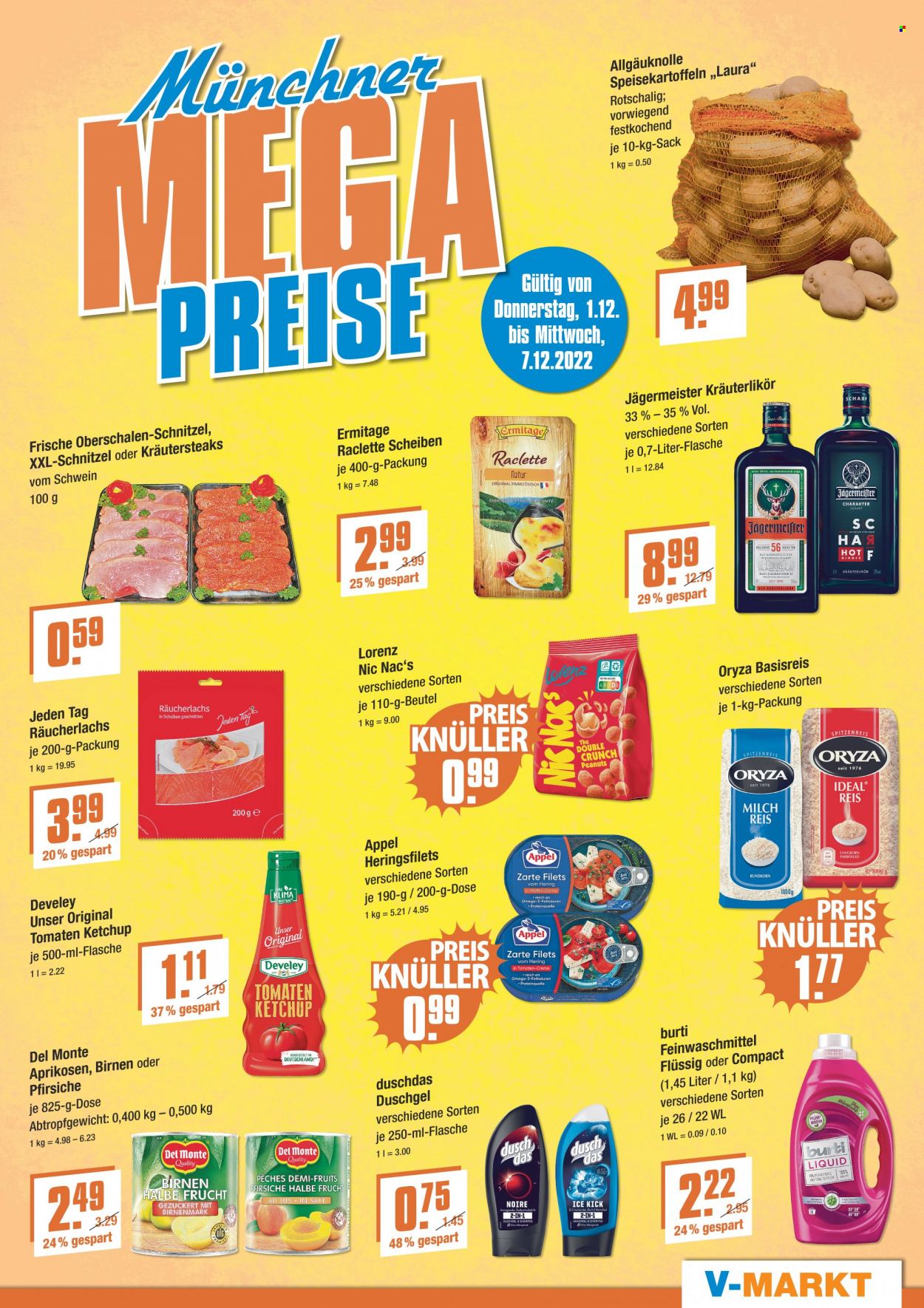 V-Markt Prospekte  - 1.12.2022 - 7.12.2022. Seite 1