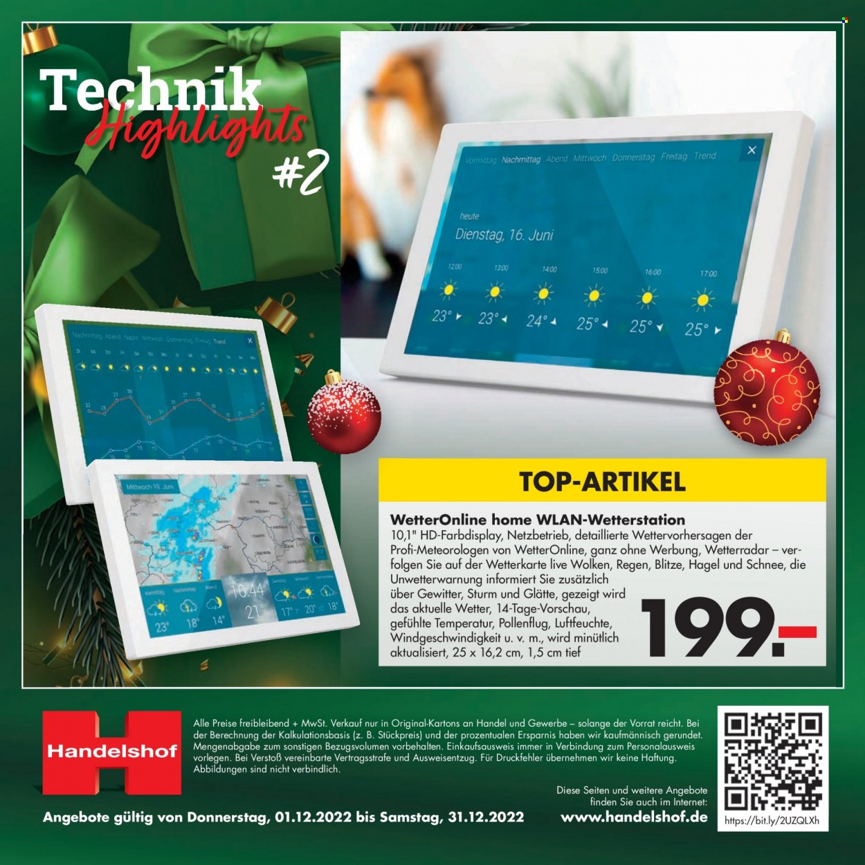 Handelshof Prospekte  - 1.12.2022 - 31.12.2022. Seite 12