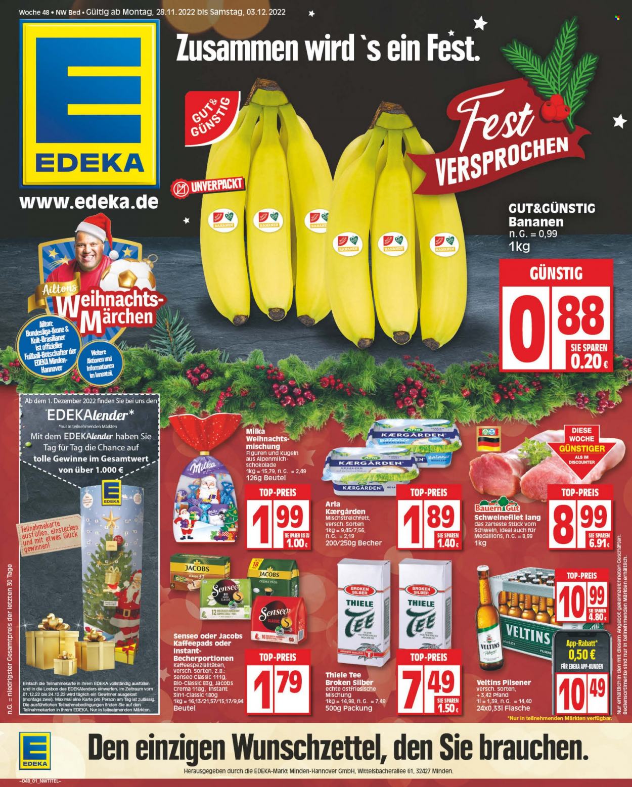 Edeka Prospekte  - 28.11.2022 - 3.12.2022. Seite 1