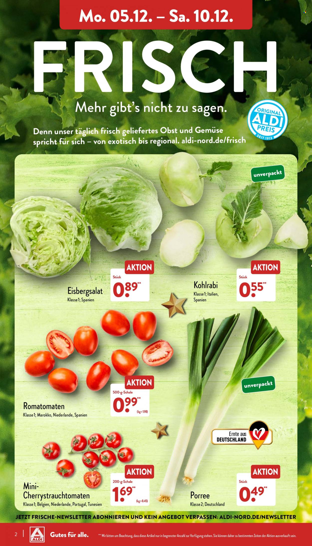 ALDI Nord Prospekte  - 5.12.2022 - 10.12.2022. Seite 2