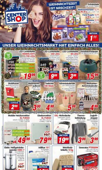 Prospekte CENTERSHOP - 28.11.2022 - 3.12.2022.