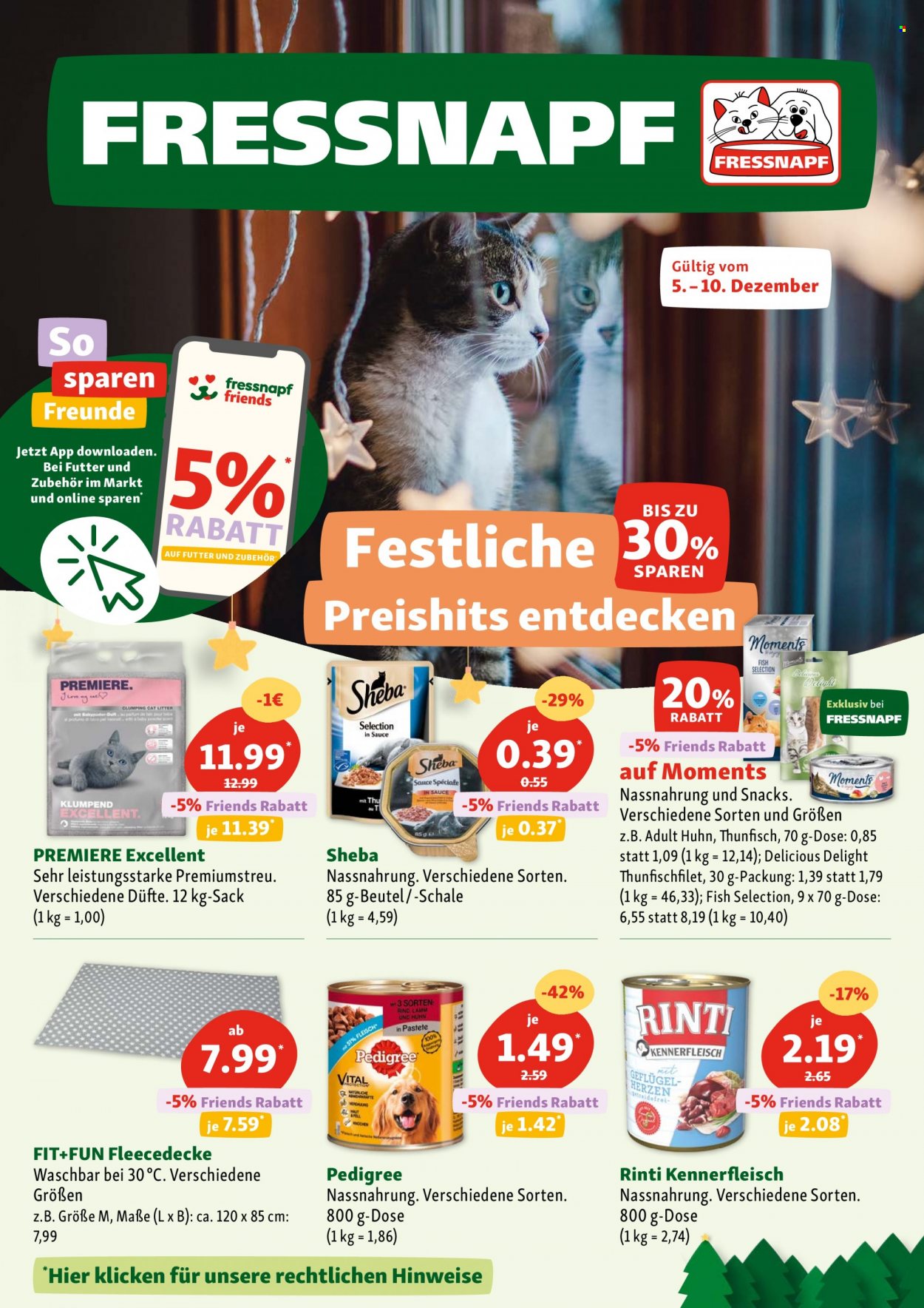 Fressnapf Prospekte  - 5.12.2022 - 10.12.2022. Seite 1