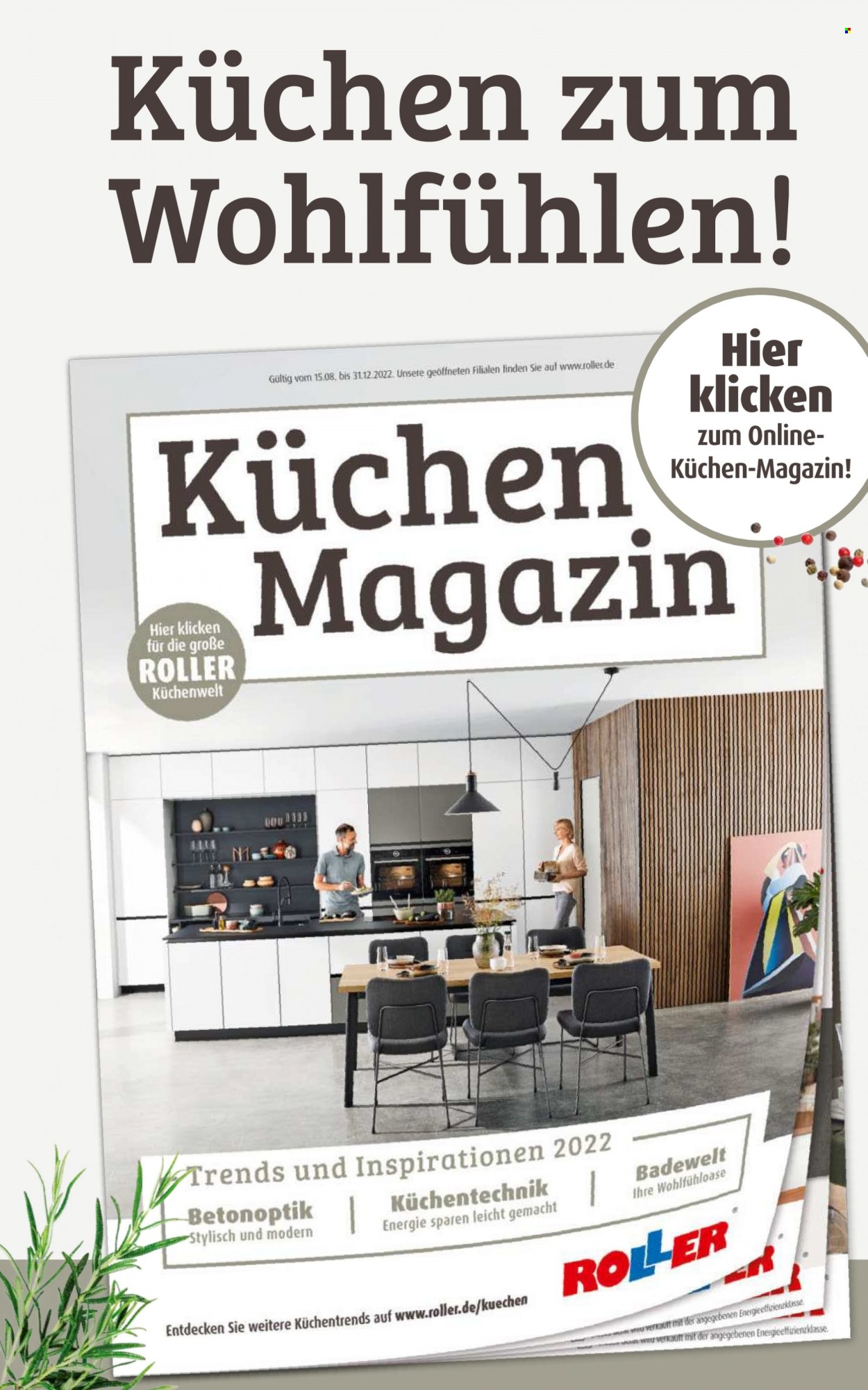 thumbnail - Prospekte Roller - 28.11.2022 - 3.12.2022 - Produkte in Aktion - Küchen. Seite 4.