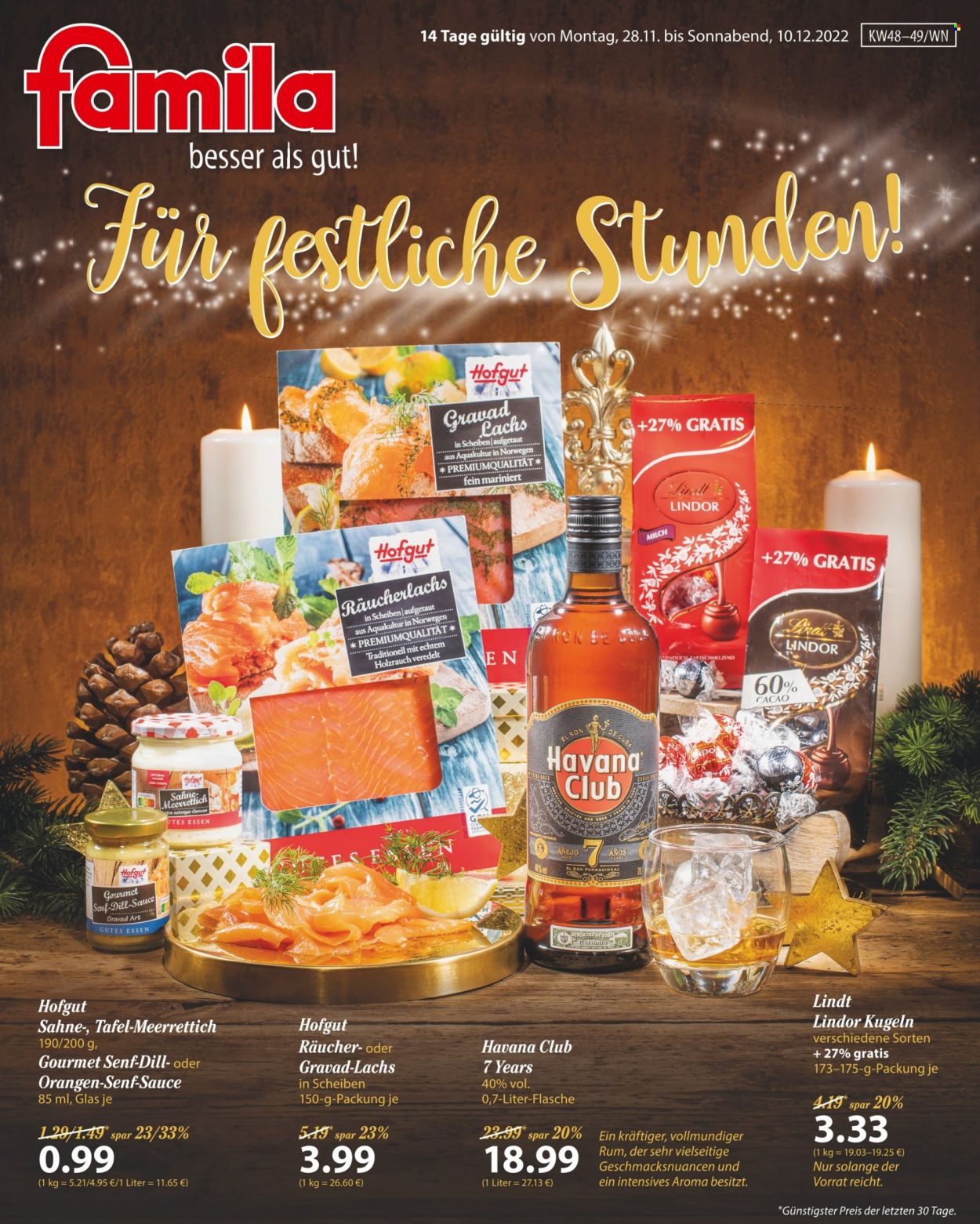 famila Prospekte  - 28.11.2022 - 10.12.2022. Seite 1