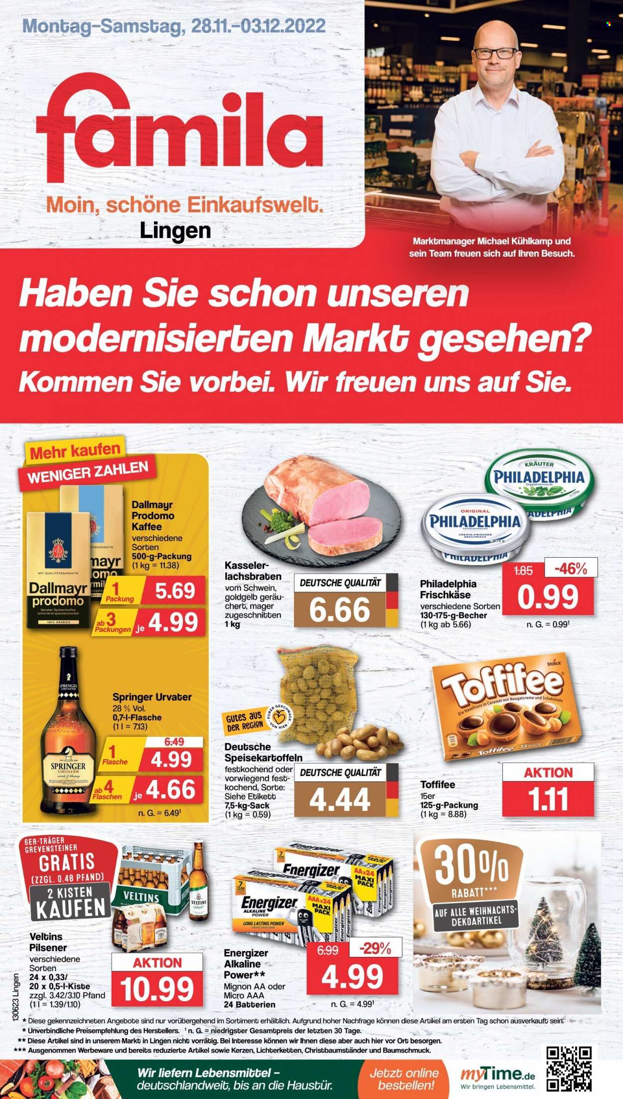 famila Prospekte  - 28.11.2022 - 3.12.2022. Seite 1