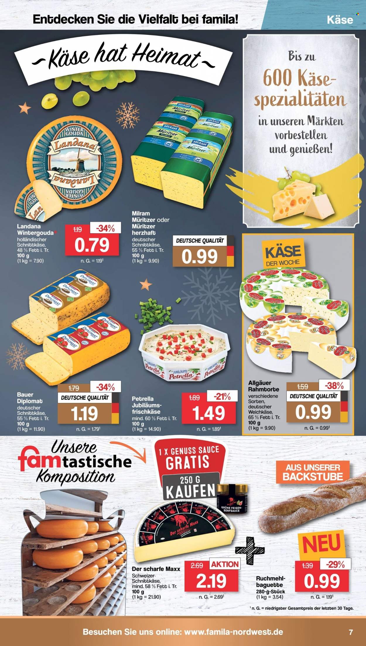 famila Prospekte  - 28.11.2022 - 3.12.2022. Seite 7