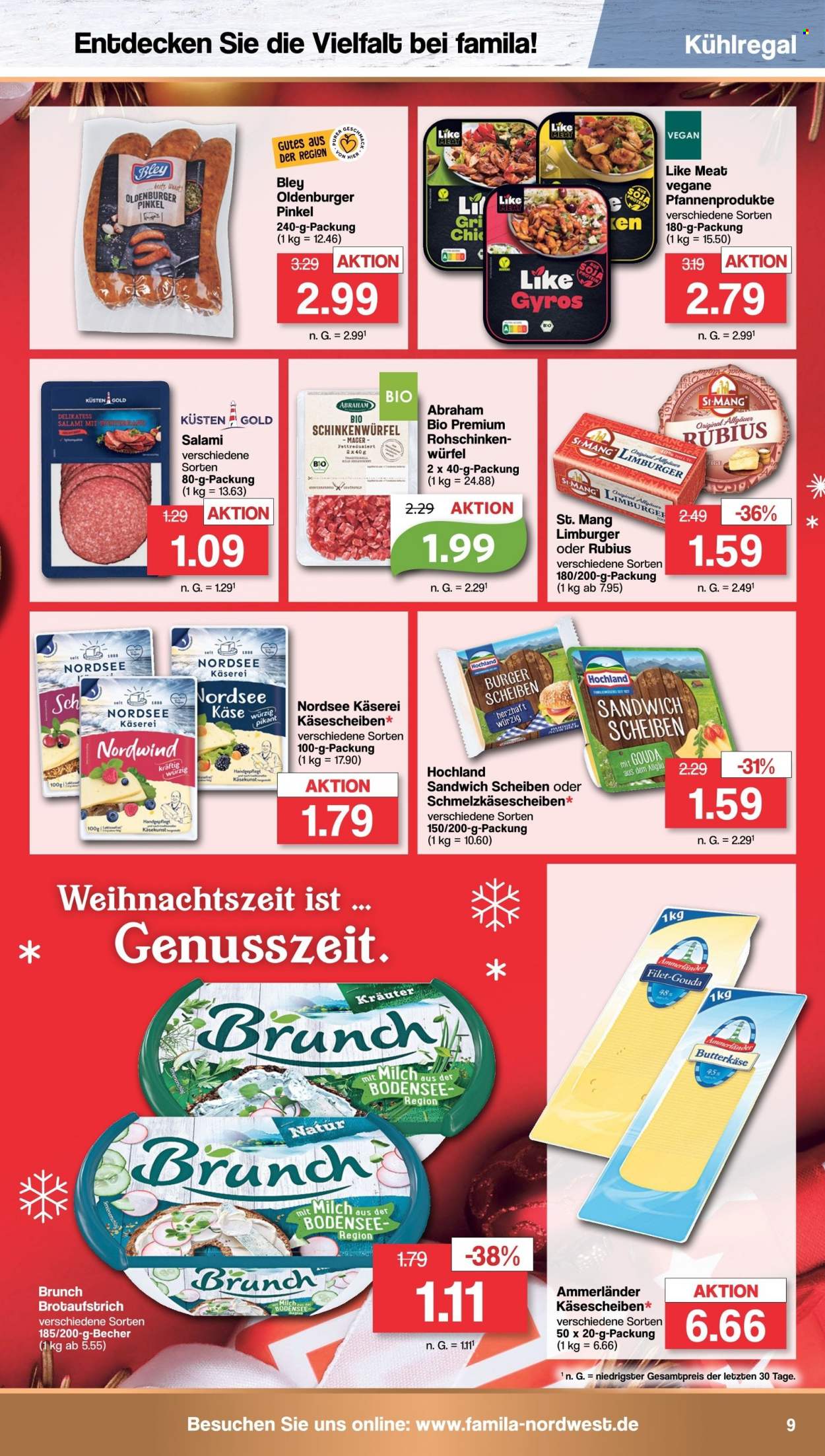 famila Prospekte  - 28.11.2022 - 3.12.2022. Seite 9