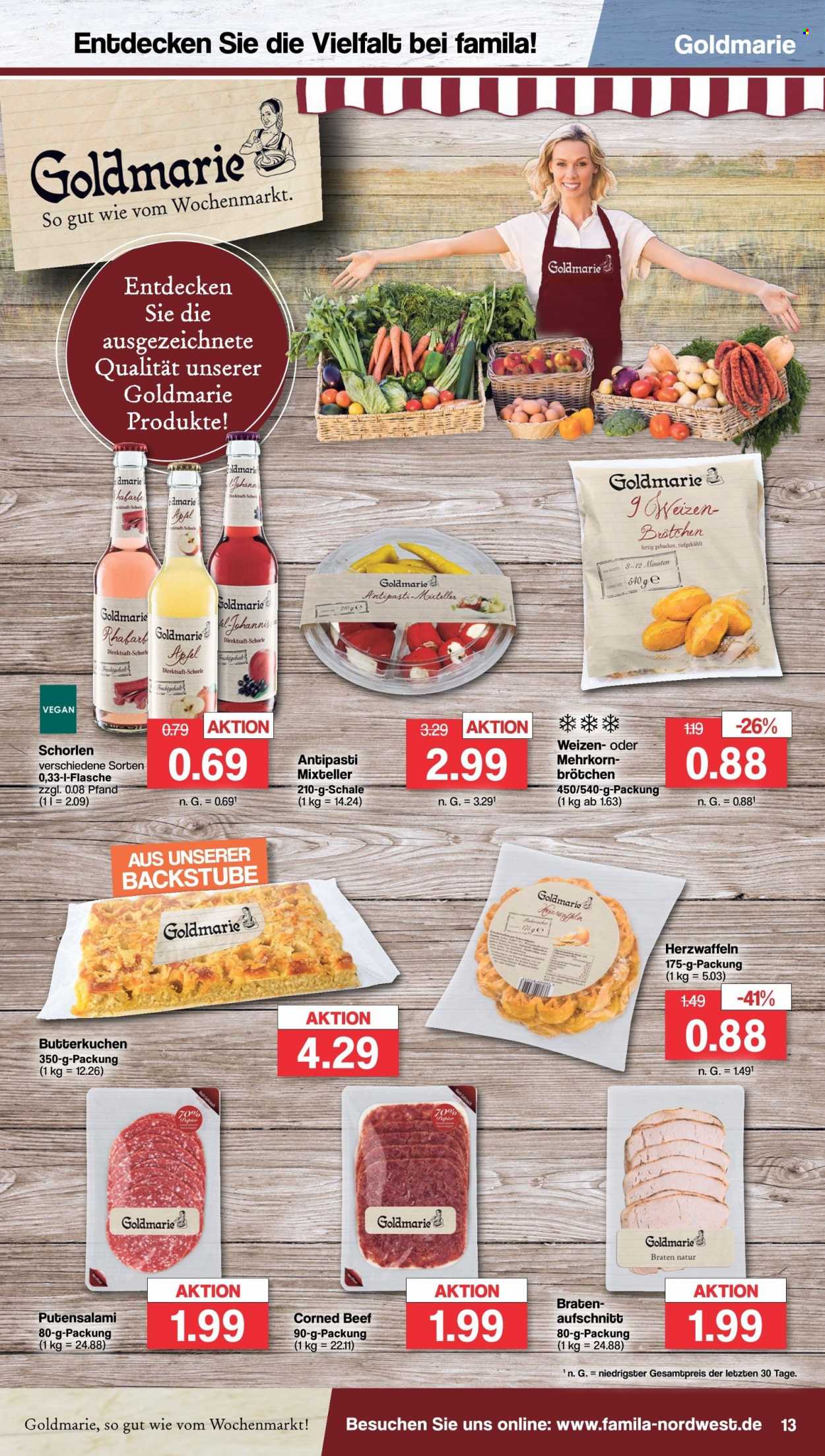 famila Prospekte  - 28.11.2022 - 3.12.2022. Seite 13