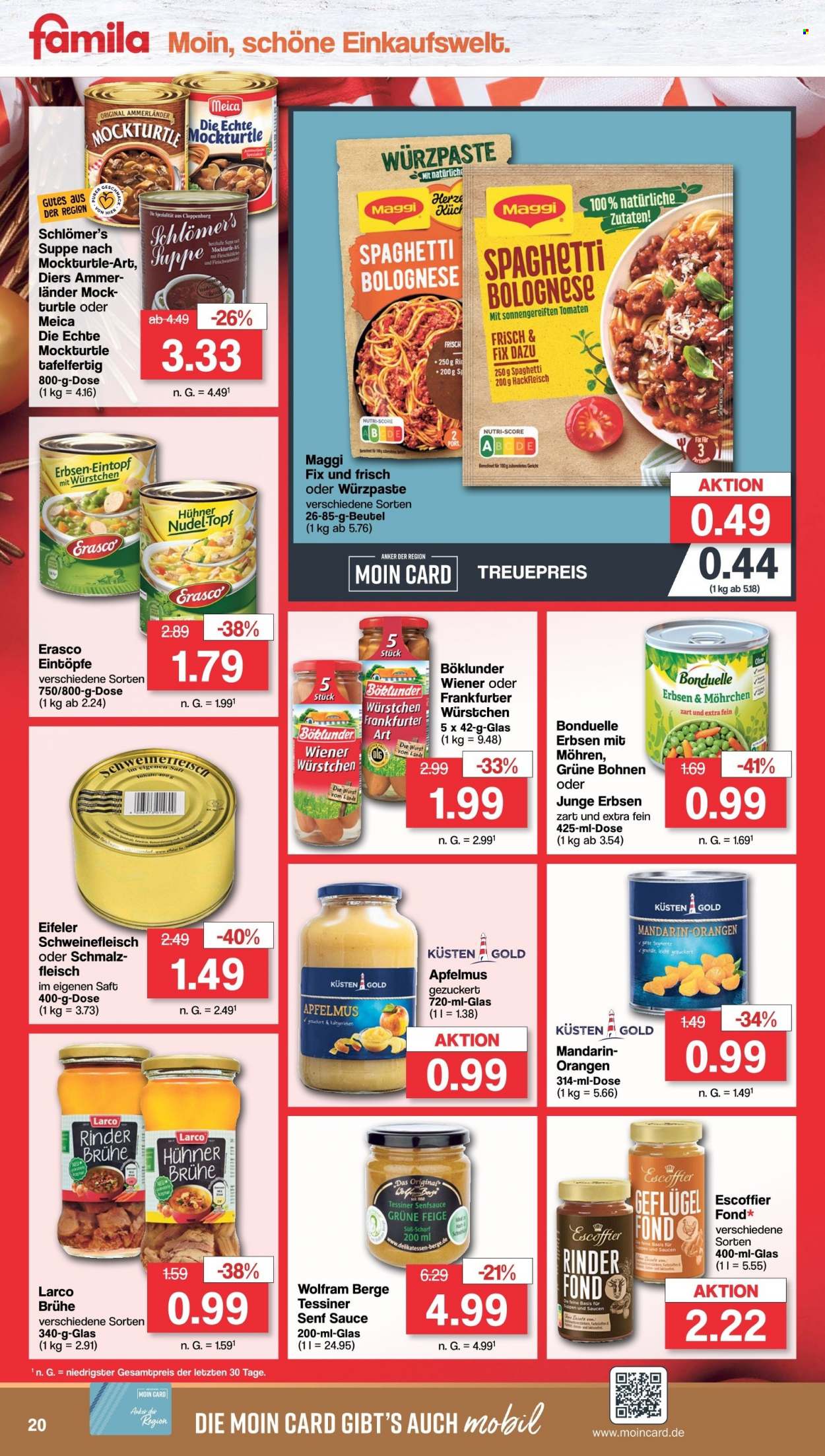 famila Prospekte  - 28.11.2022 - 3.12.2022. Seite 20