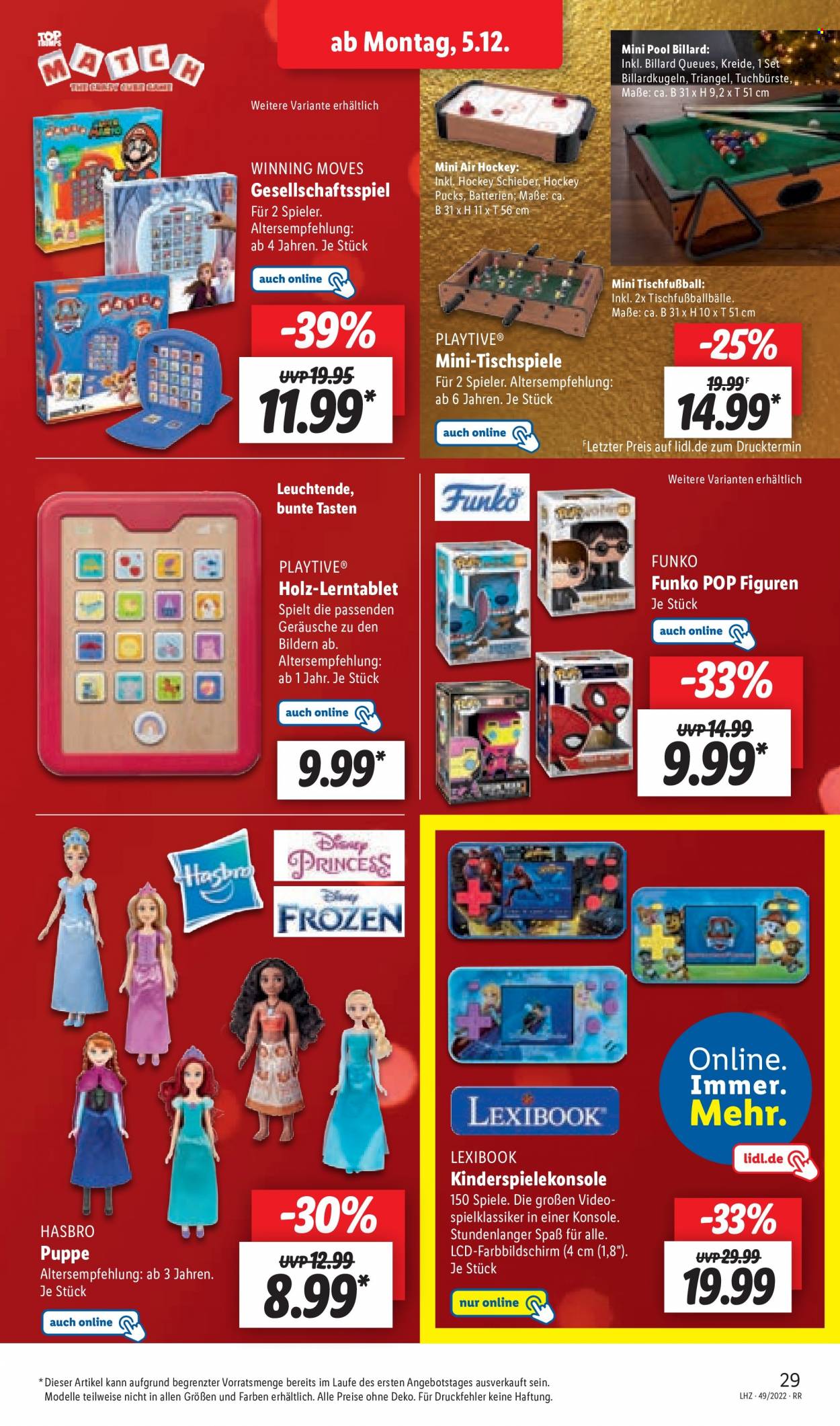Lidl Prospekte  - 5.12.2022 - 10.12.2022. Seite 29